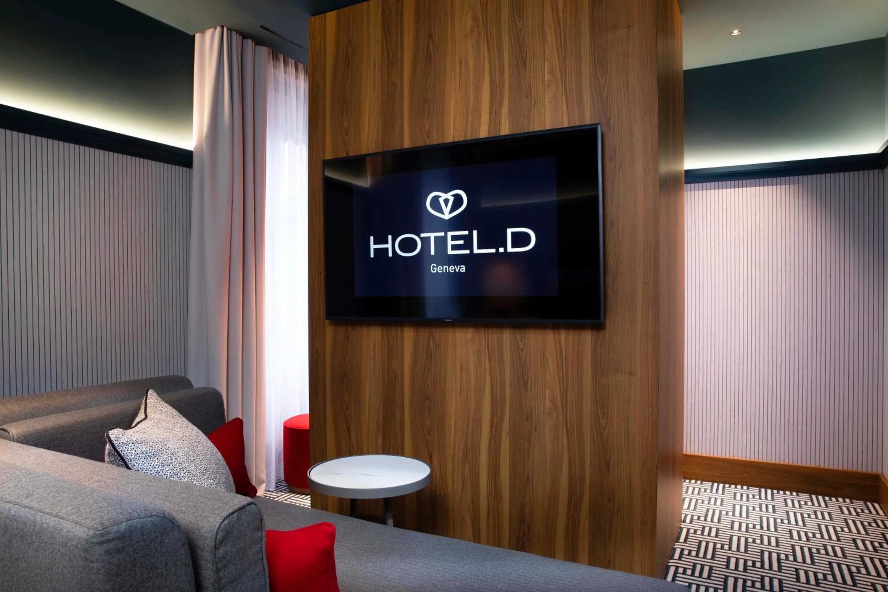 Bedroom in Hotel D Geneva