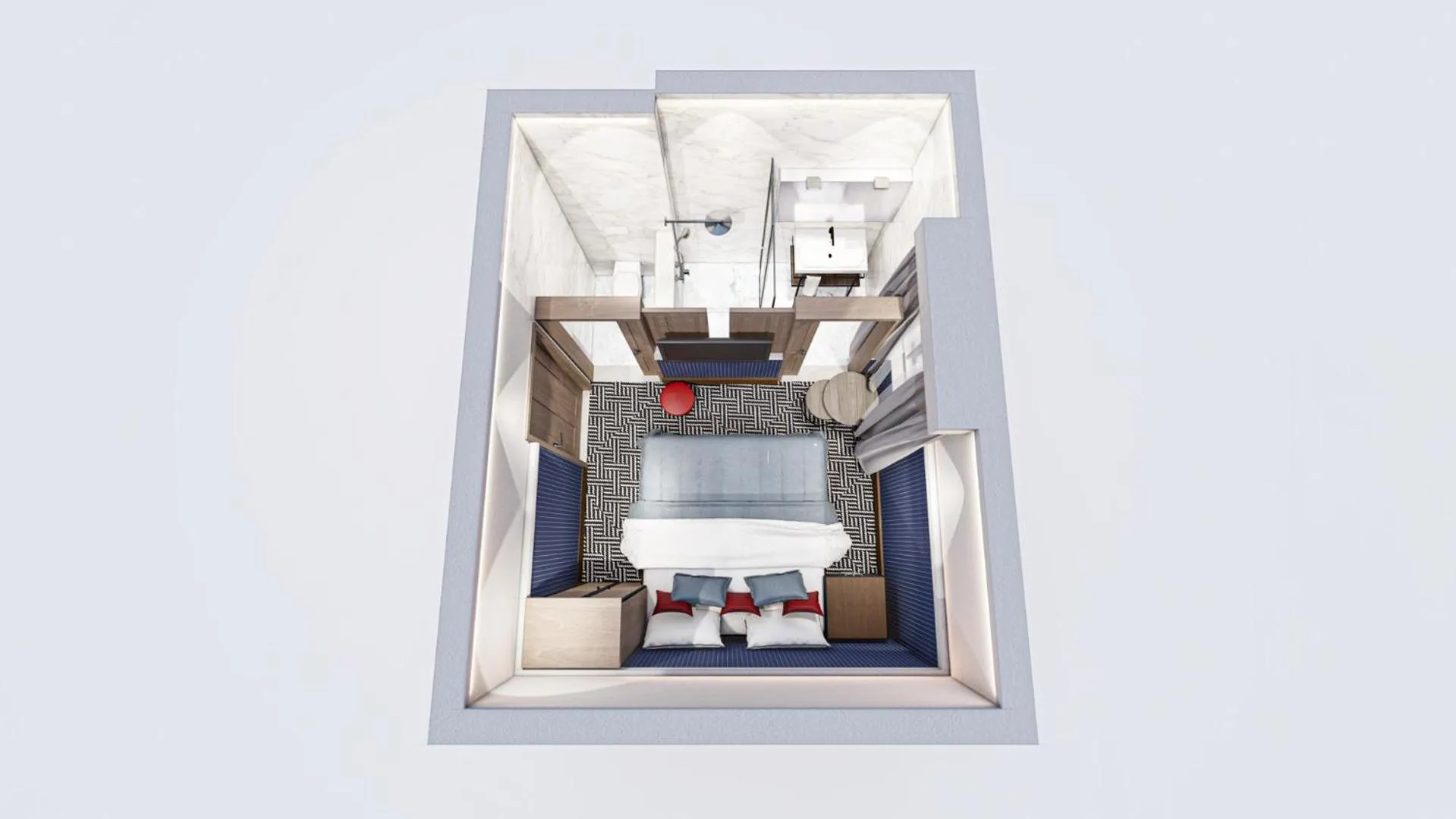 Photo of the whole room in Hotel D Geneva