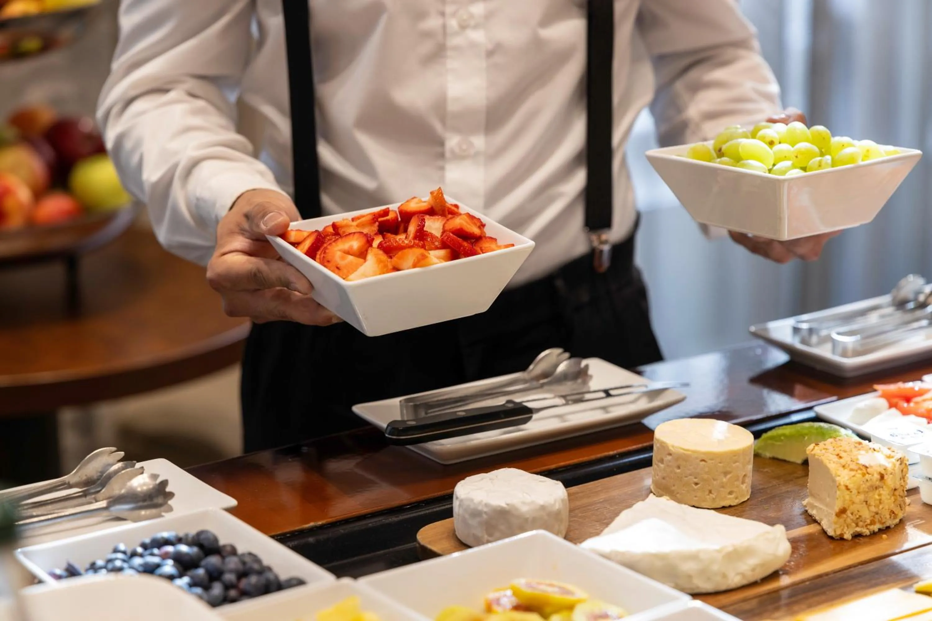 Buffet breakfast in Hotel D Geneva