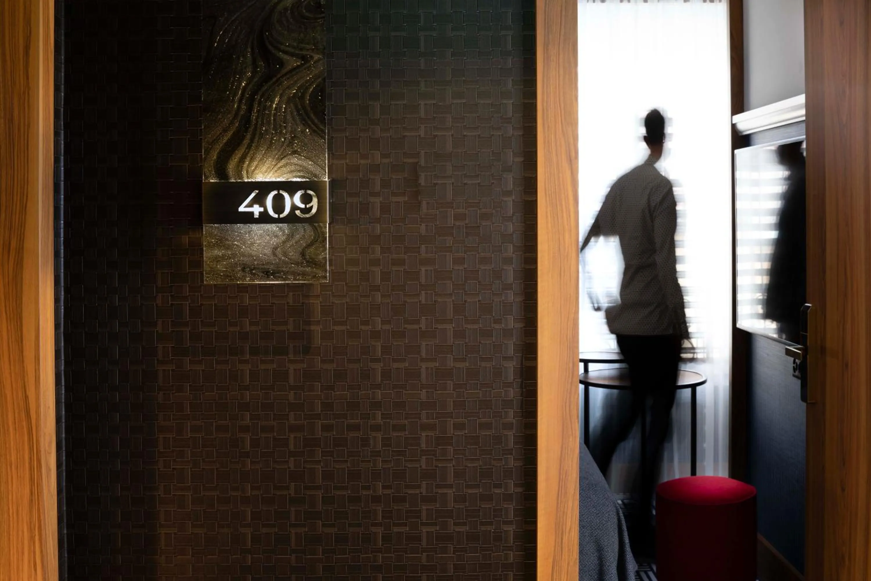 Decorative detail in Hotel D Geneva