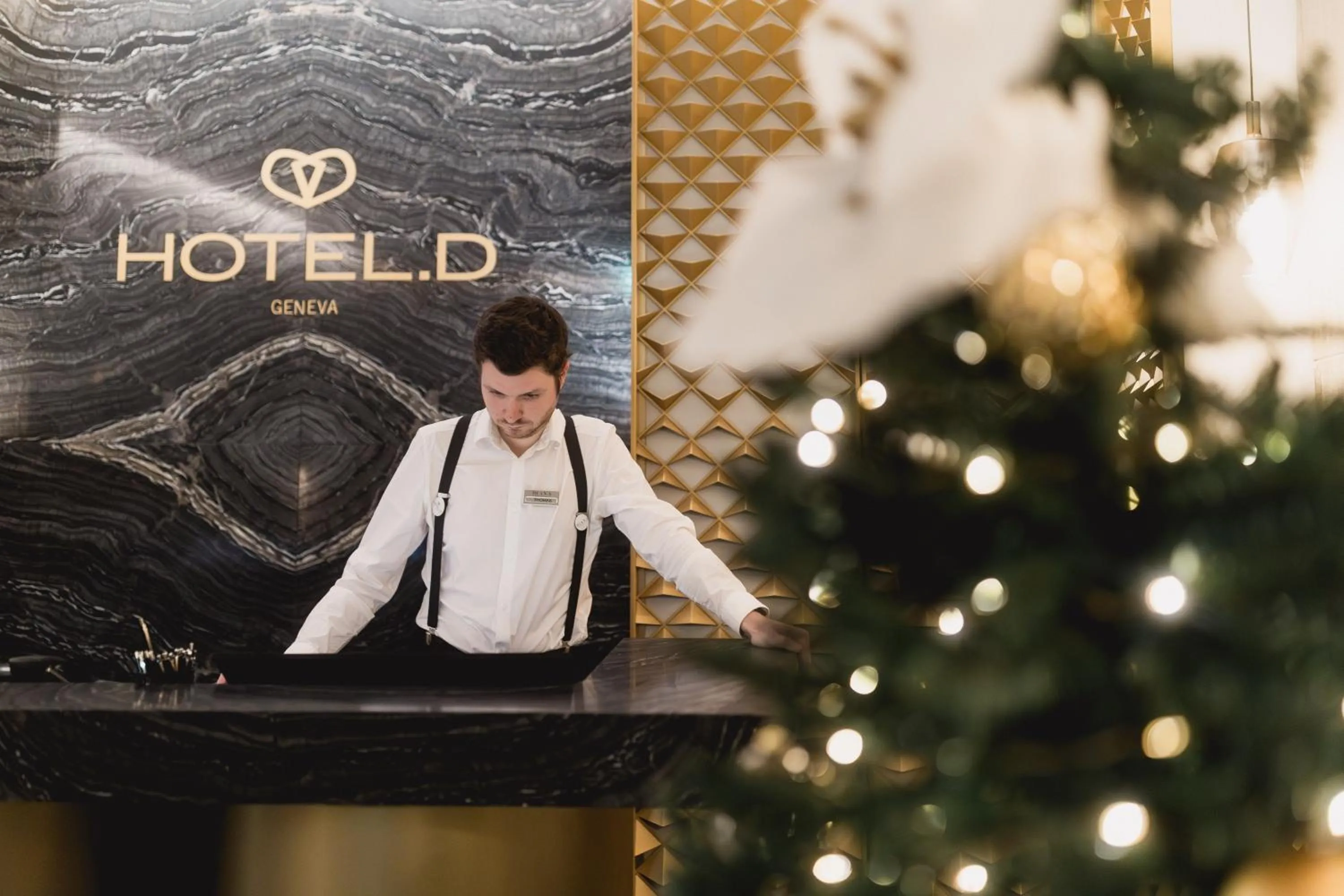Lobby or reception in Hotel D Geneva