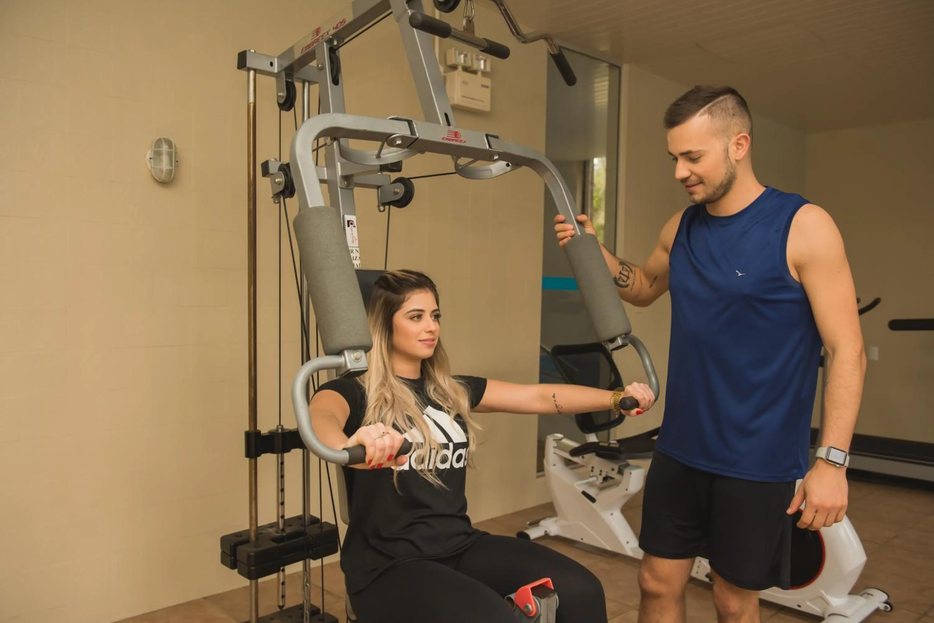 Fitness centre/facilities in Hotel Internacional Gravatal