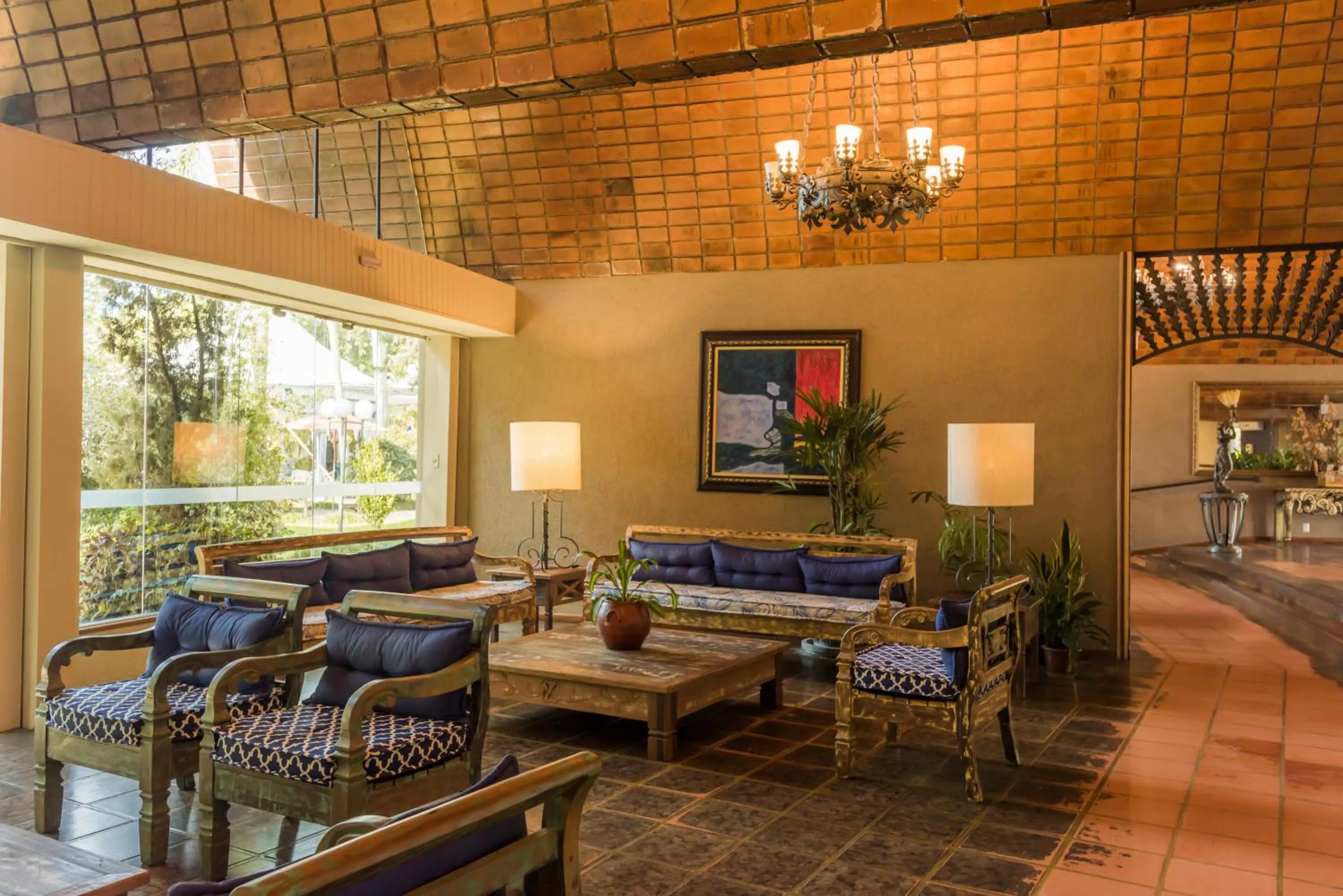 Seating area in Hotel Internacional Gravatal