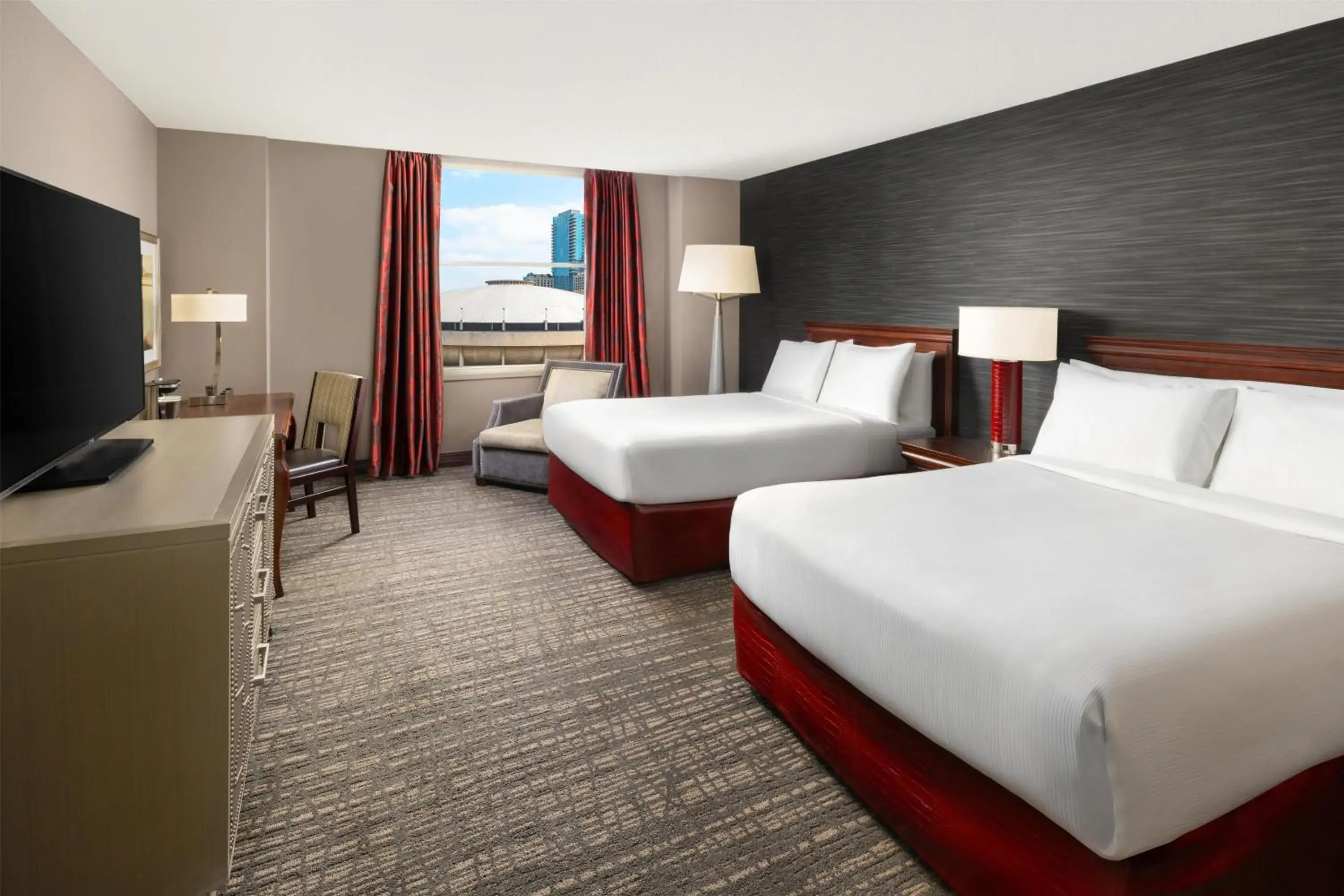 Double Room with Two Double Beds in Hilton Fort Worth Double Room with Two Double Beds in Hilton Fort Worth