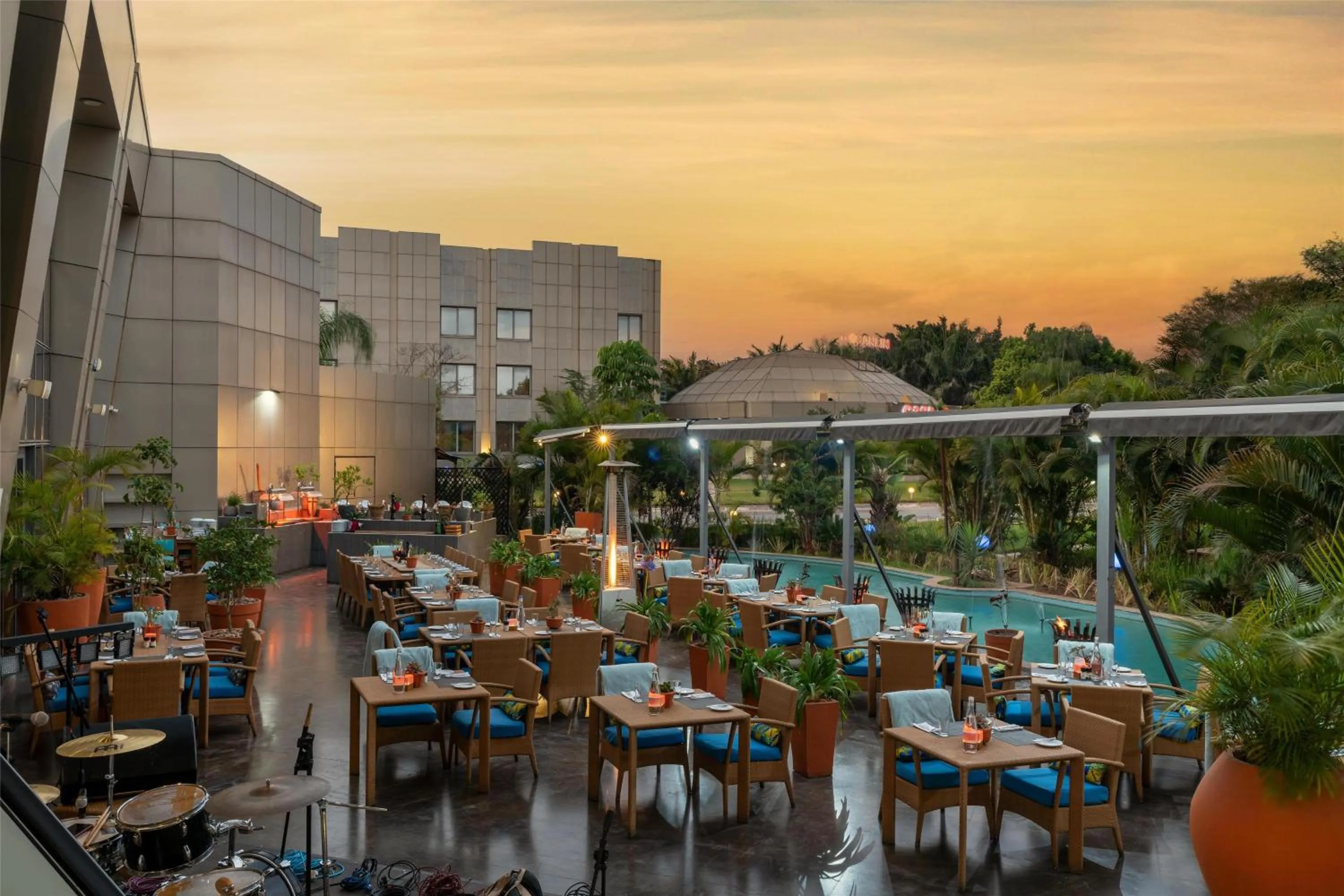 Restaurant/places to eat in Radisson Blu Hotel Lusaka