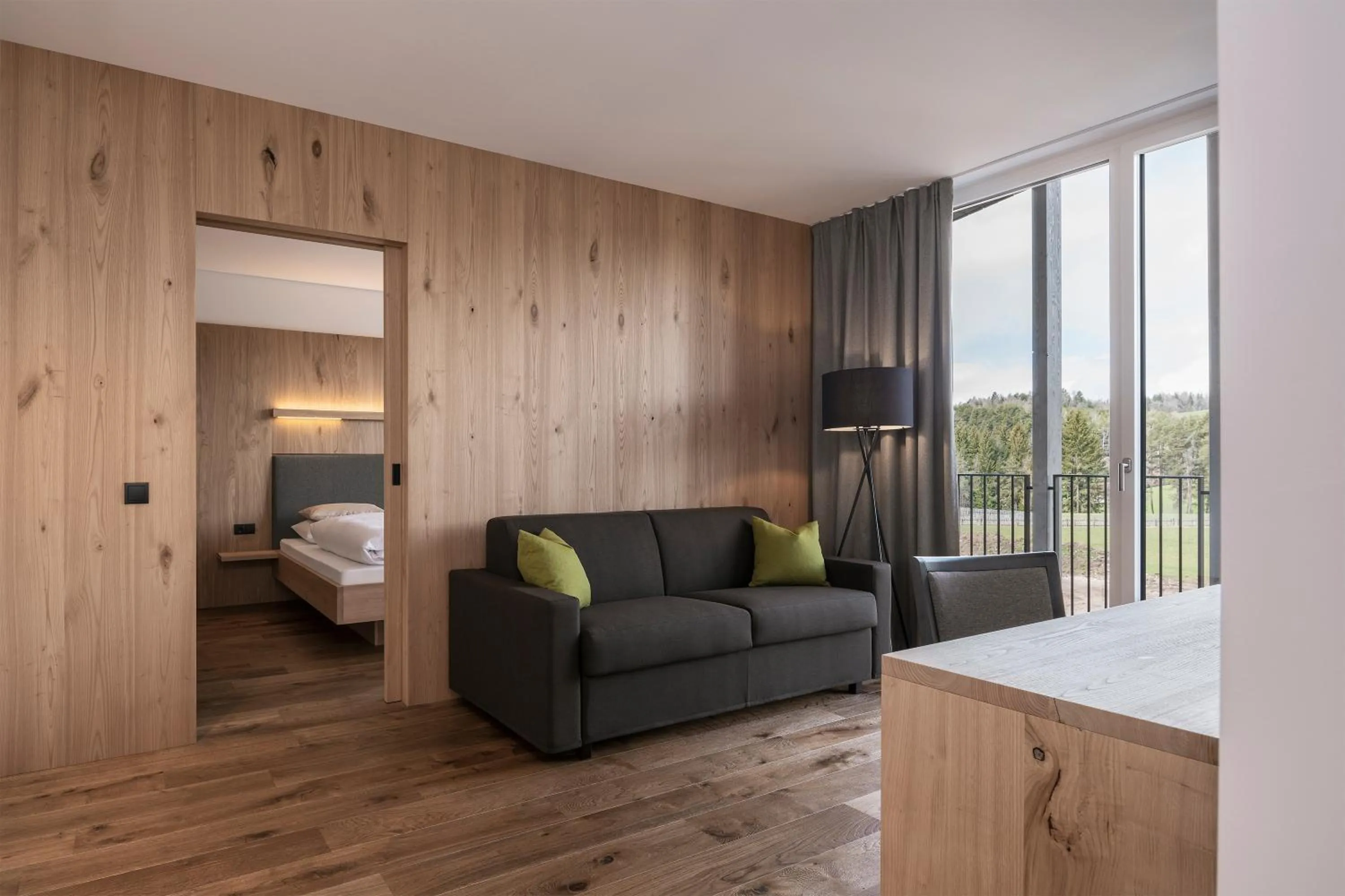 Bed in Hotel Lichtenstern