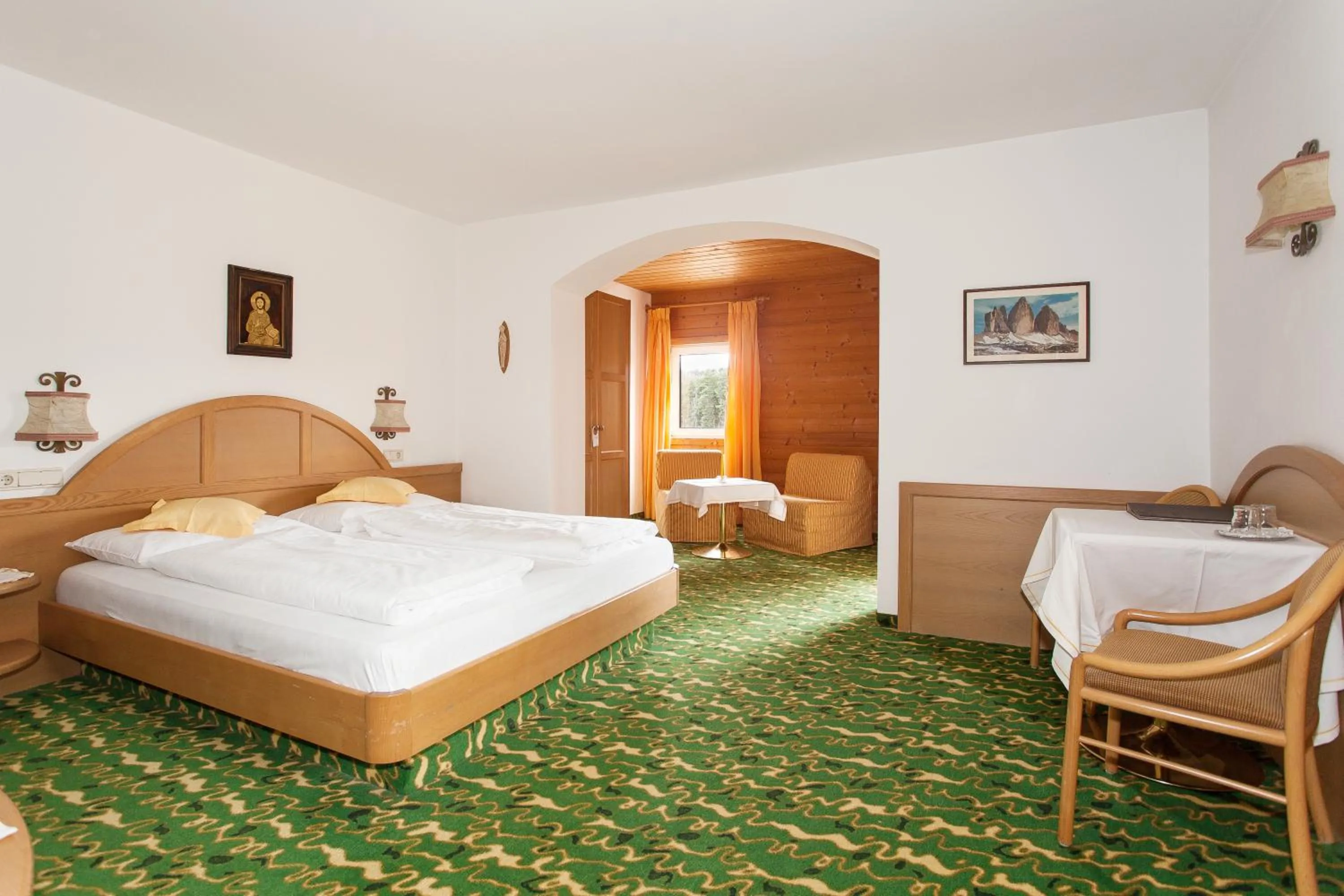 Photo of the whole room, Bed in Hotel Lichtenstern