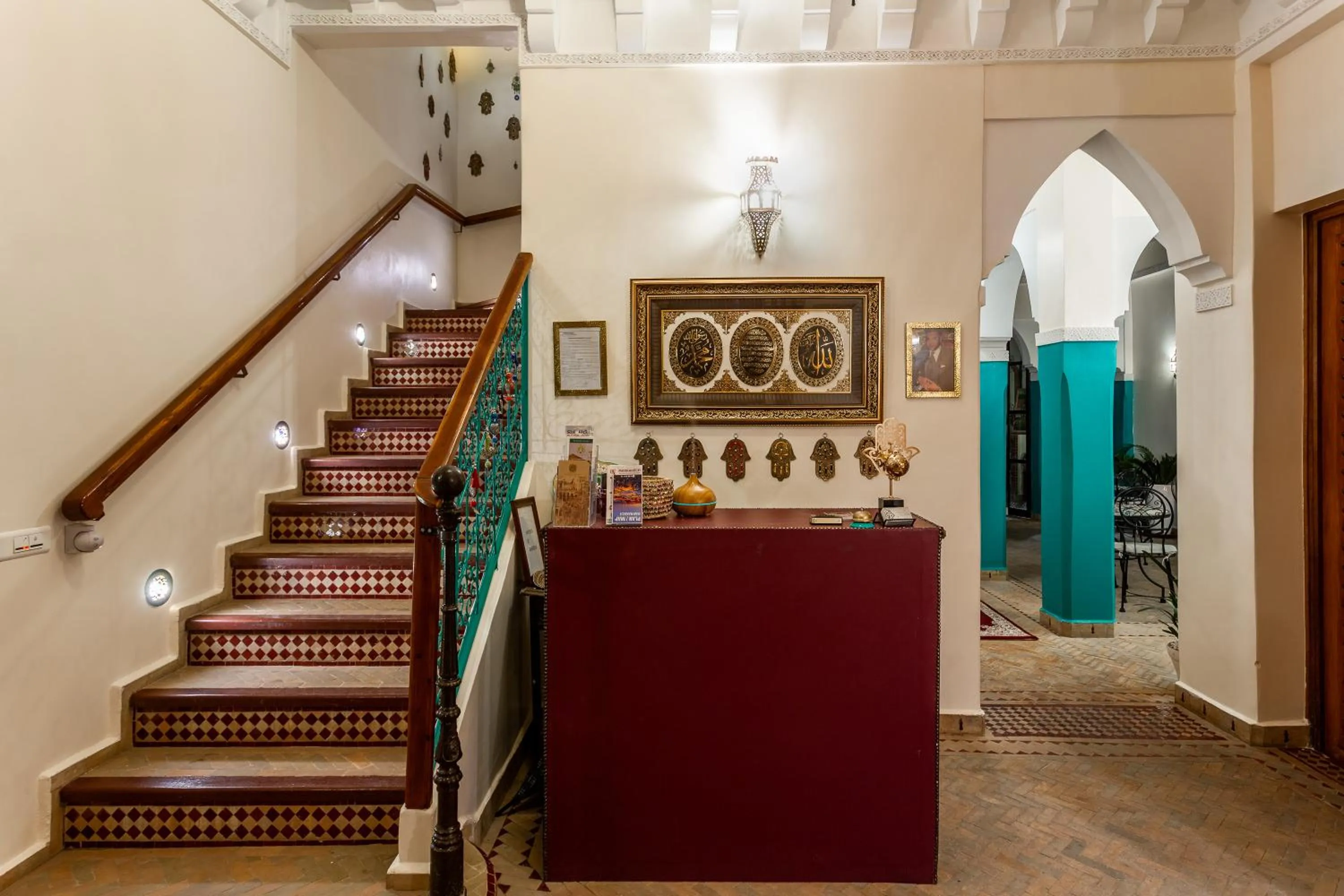 Lobby or reception in Riad Bianca Marrakech