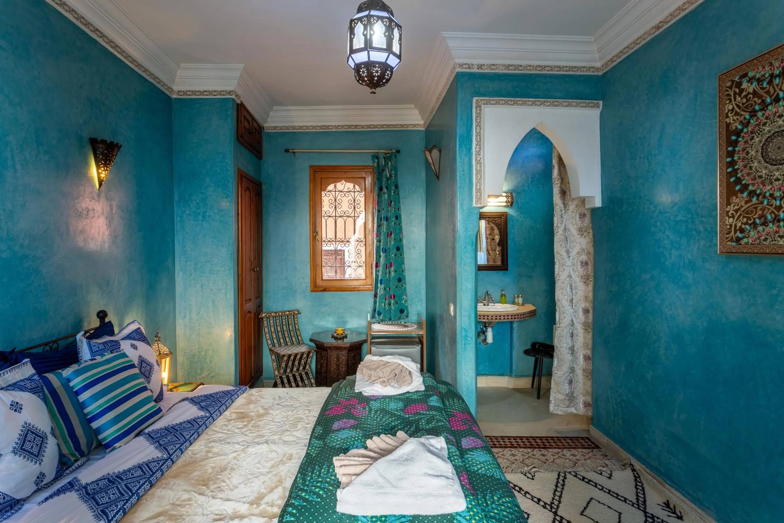 Photo of the whole room, Bed in Riad Bianca Marrakech