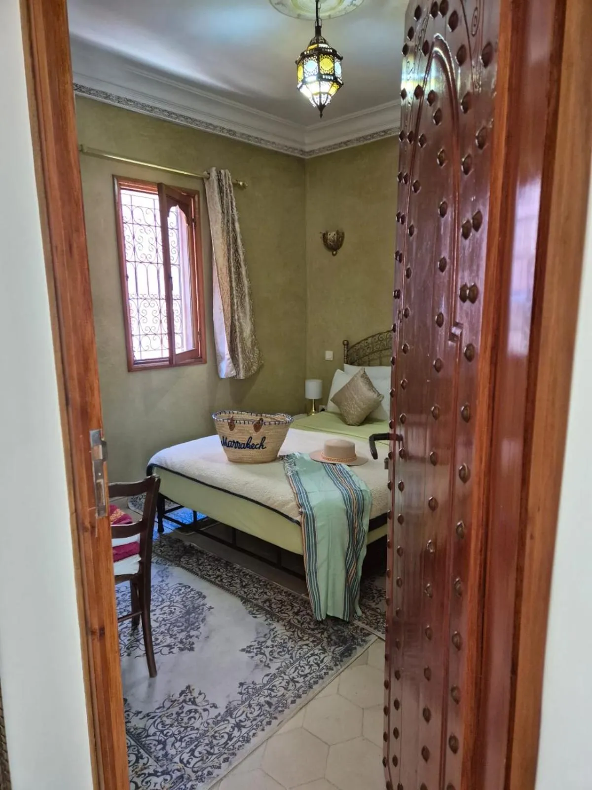 Bedroom, Bed in Riad Bianca Marrakech