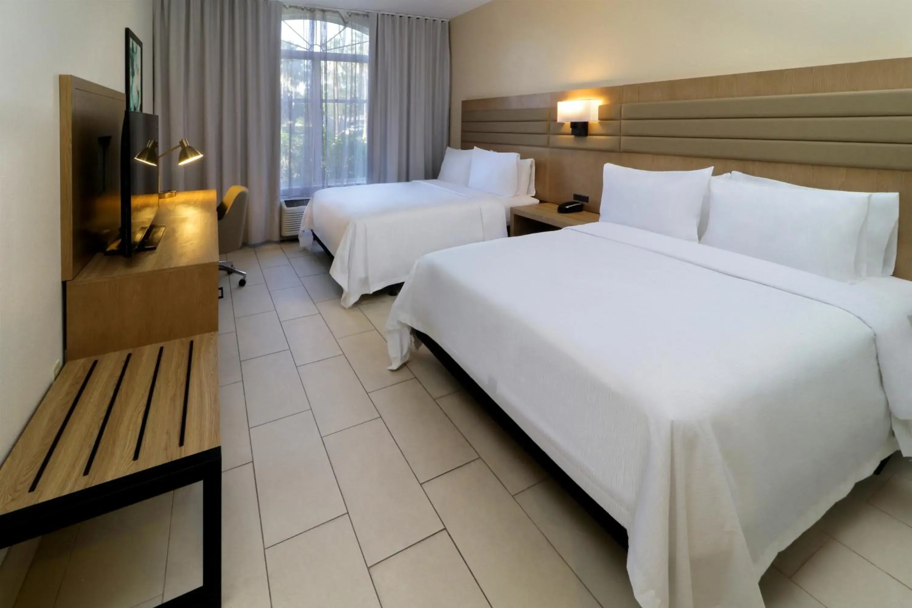 Queen Room with Two Queen Beds and Roll-In Shower - Mobility/Hearing Accessible - Non-Smoking in Wyndham Garden McAllen at La Plaza Mall Queen Room with Two Queen Beds and Roll-In Shower - Mobility/Hearing Accessible - Non-Smoking in Wyndham Garden McAllen at La Plaza Mall