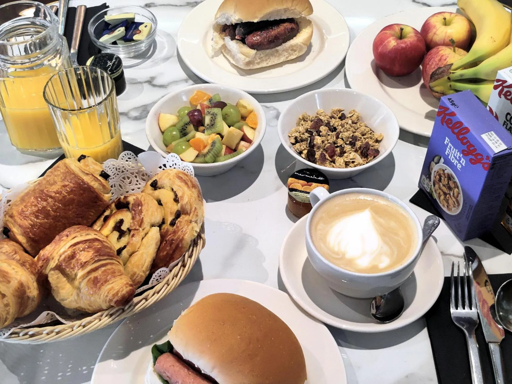 Breakfast in Bingham Townhouse Hotel