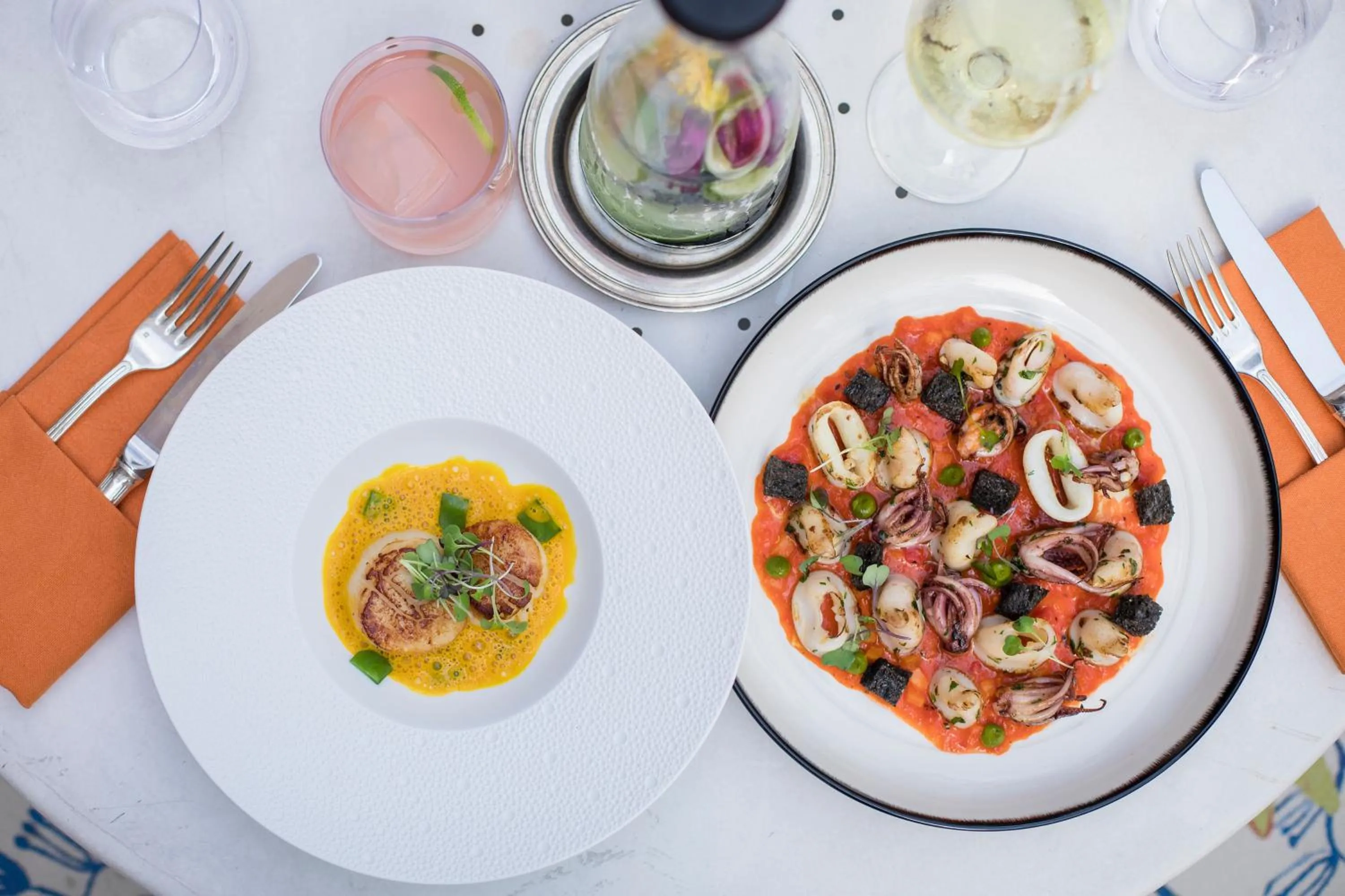 Food and drinks in The Jefferson Hotel