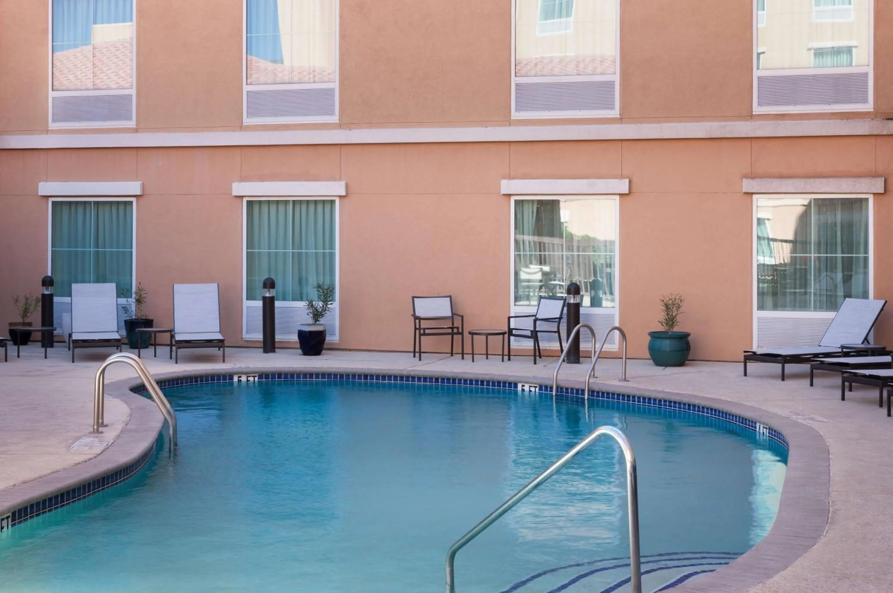 Pool view in Homewood Suites by Hilton El Paso Airport