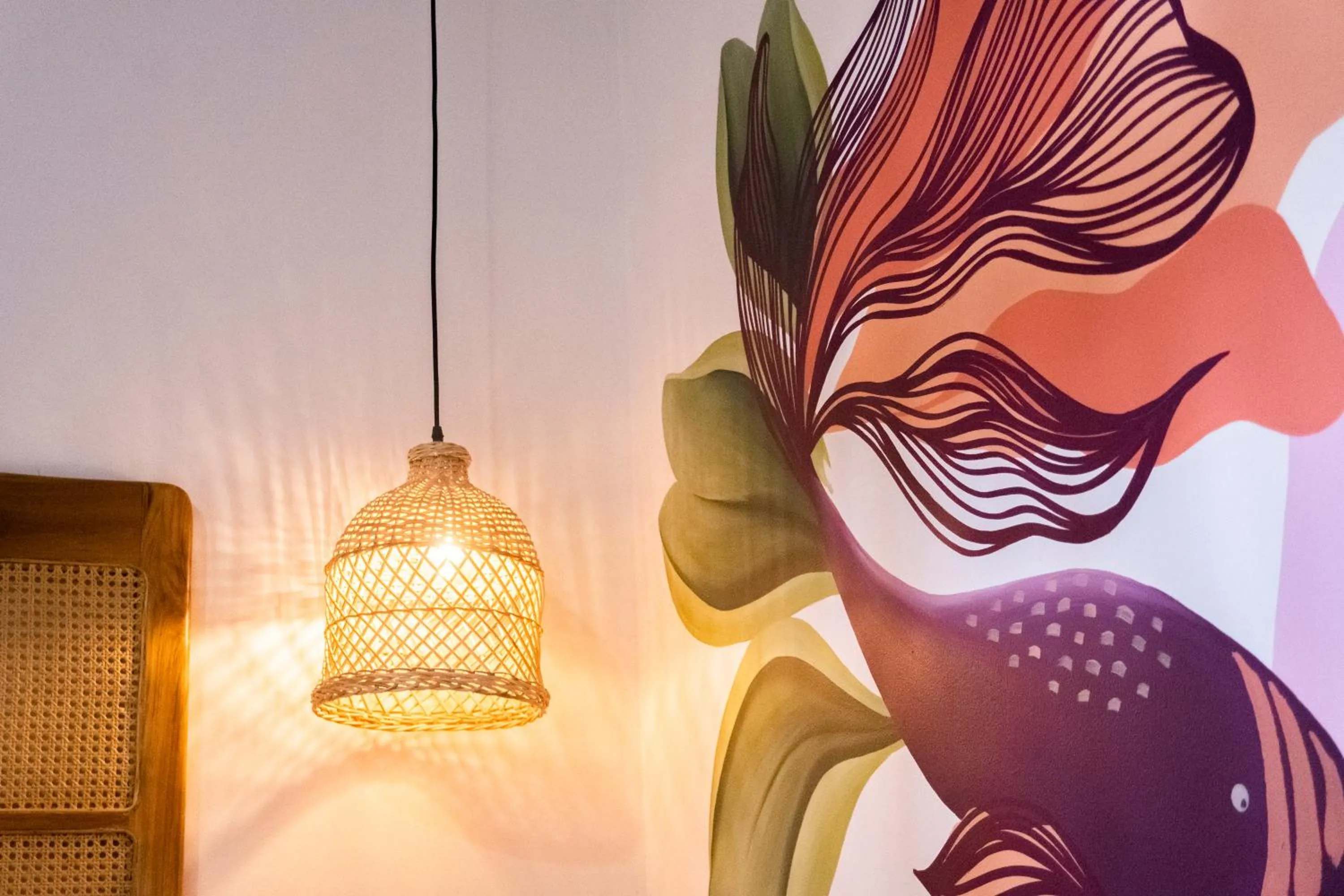 Decorative detail in Los Patios Hostel