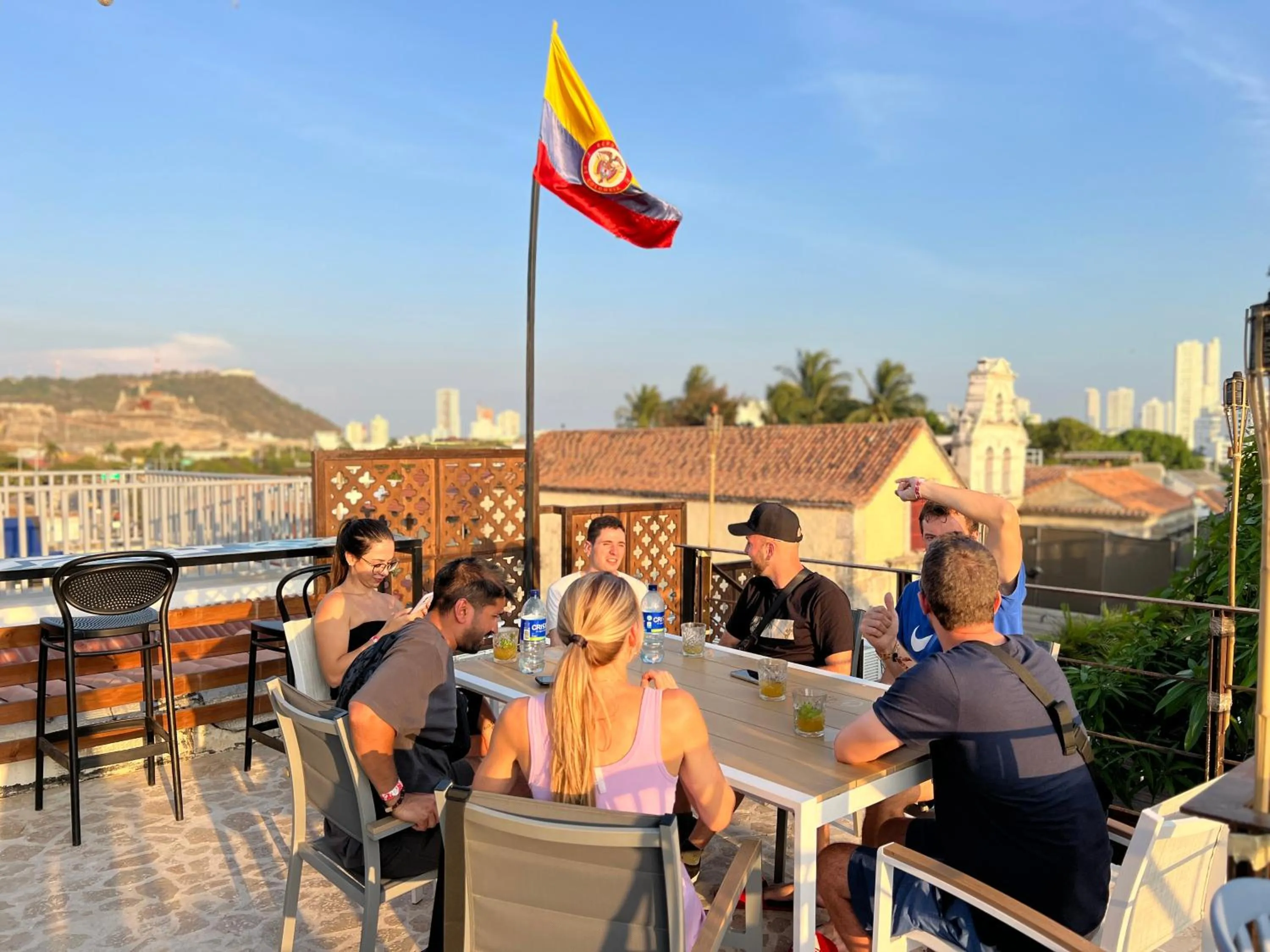 City view in Los Patios Hostel