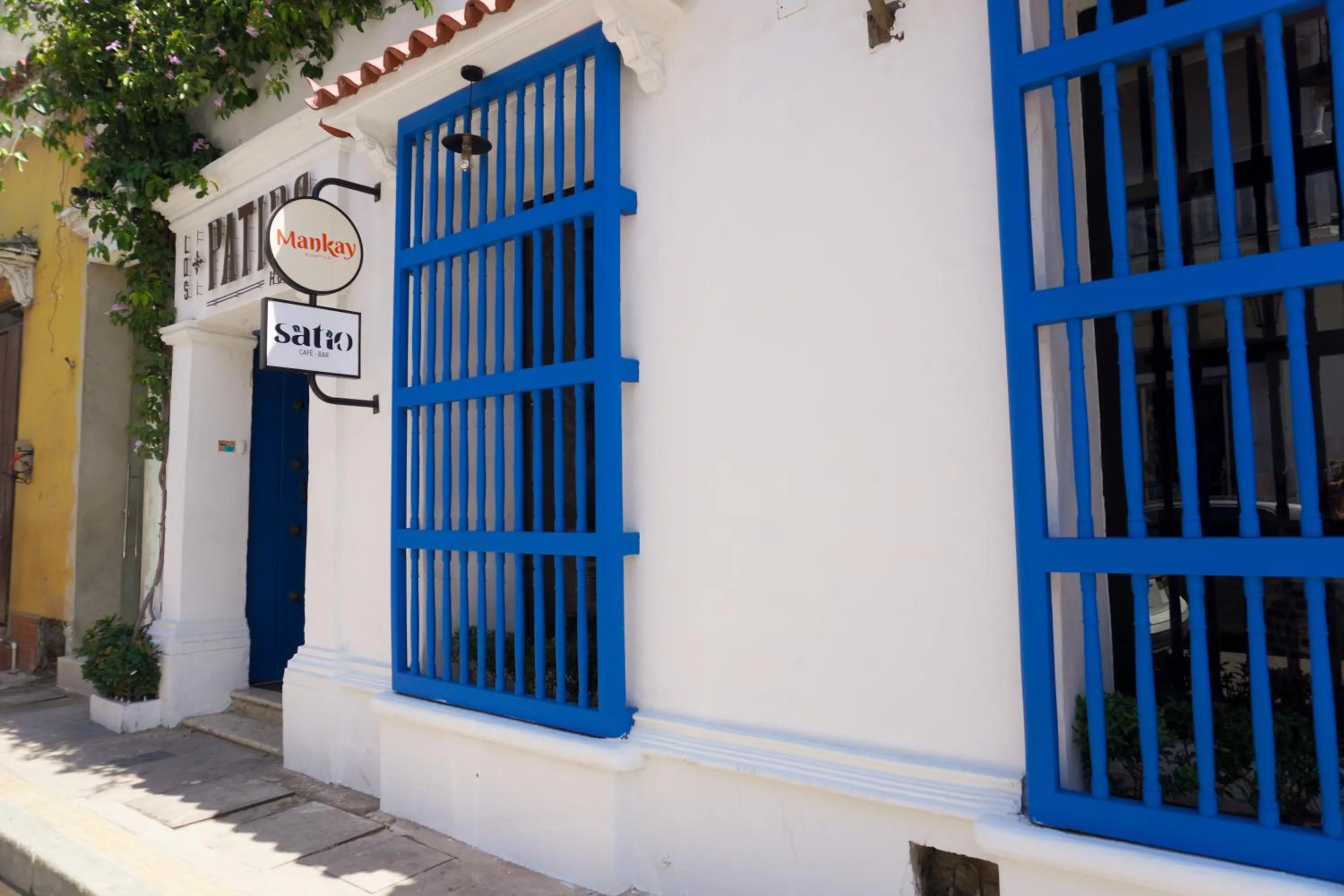 Street view in Los Patios Hostel