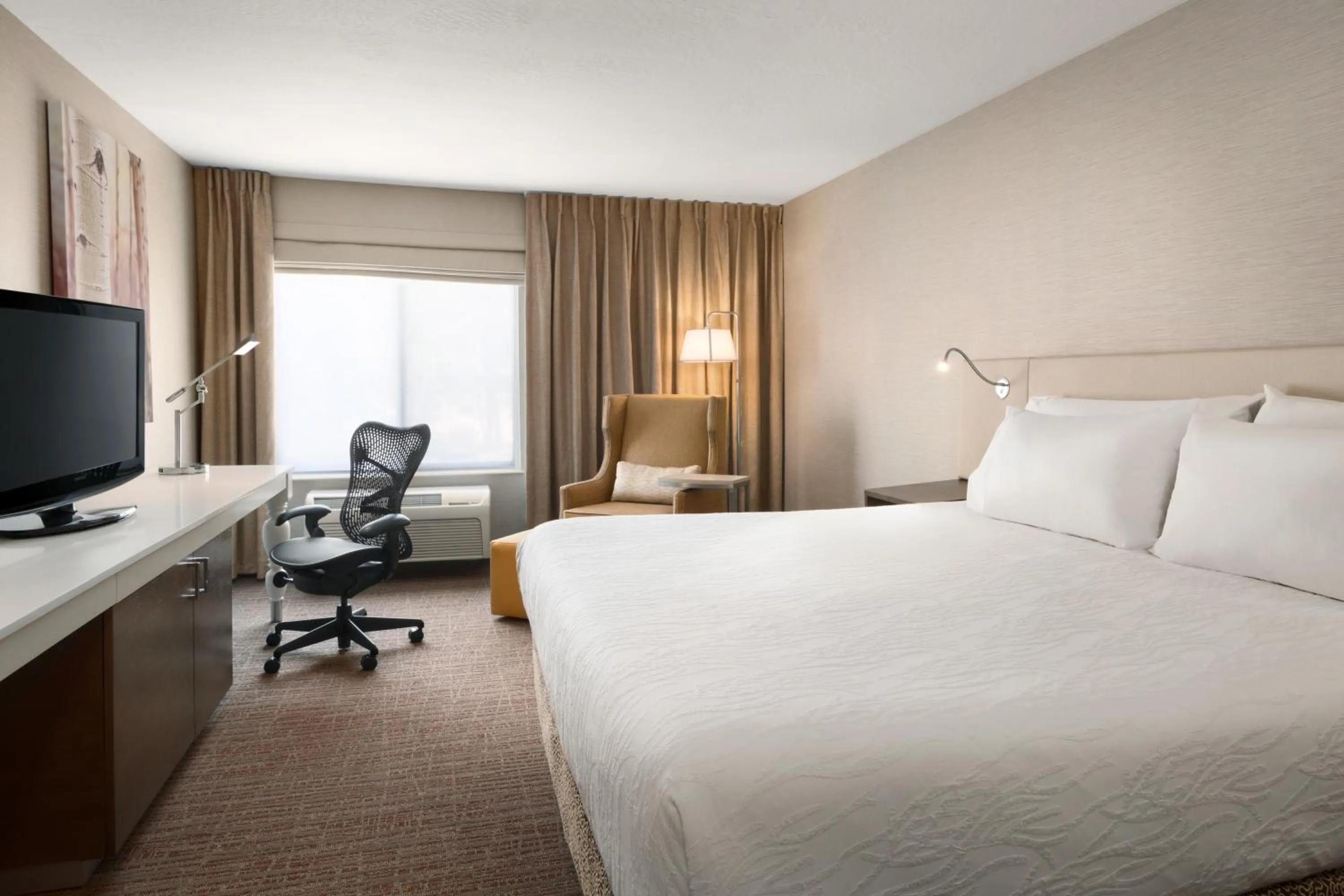 Bed in Hilton Garden Inn Flagstaff