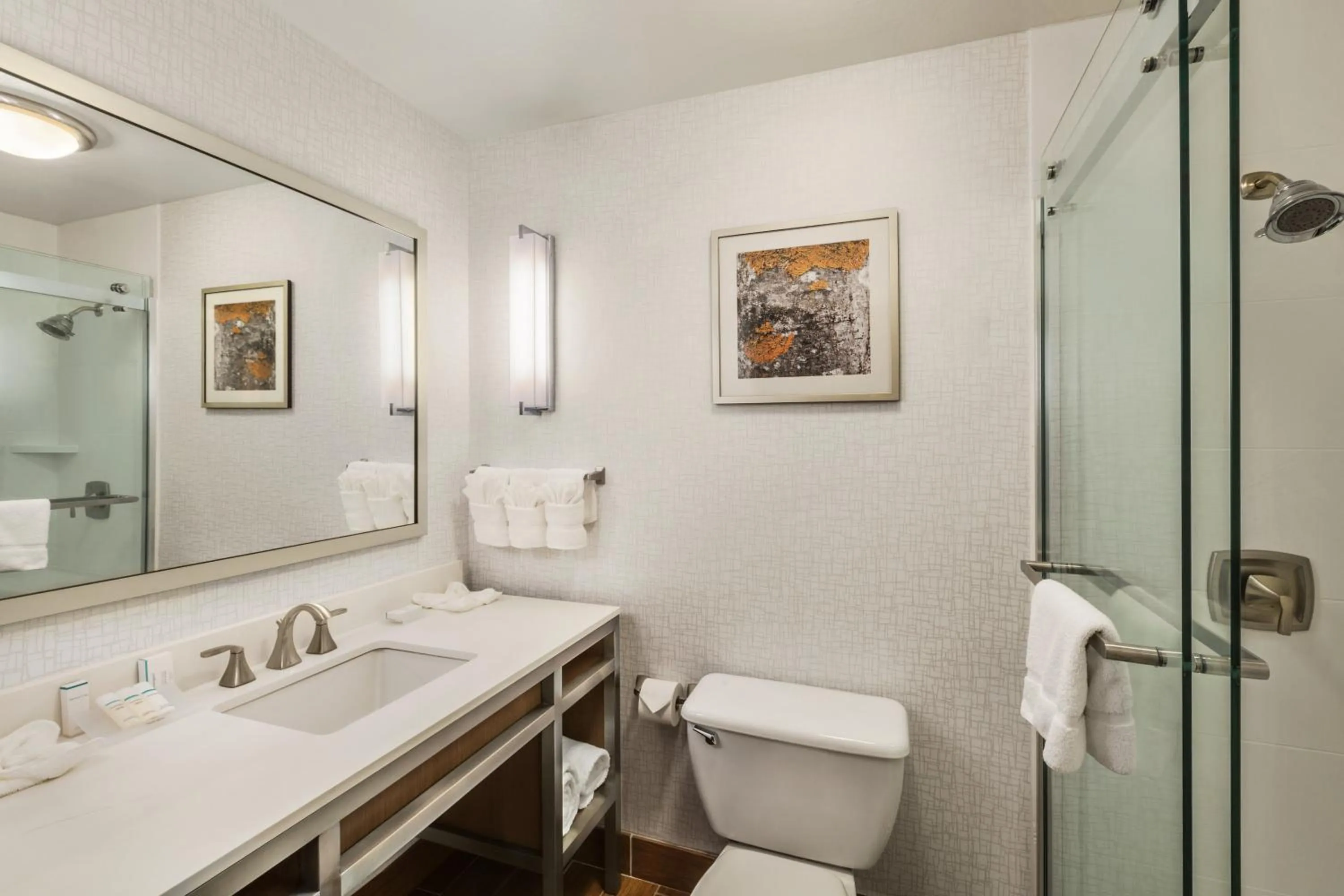 Shower in Hilton Garden Inn Flagstaff