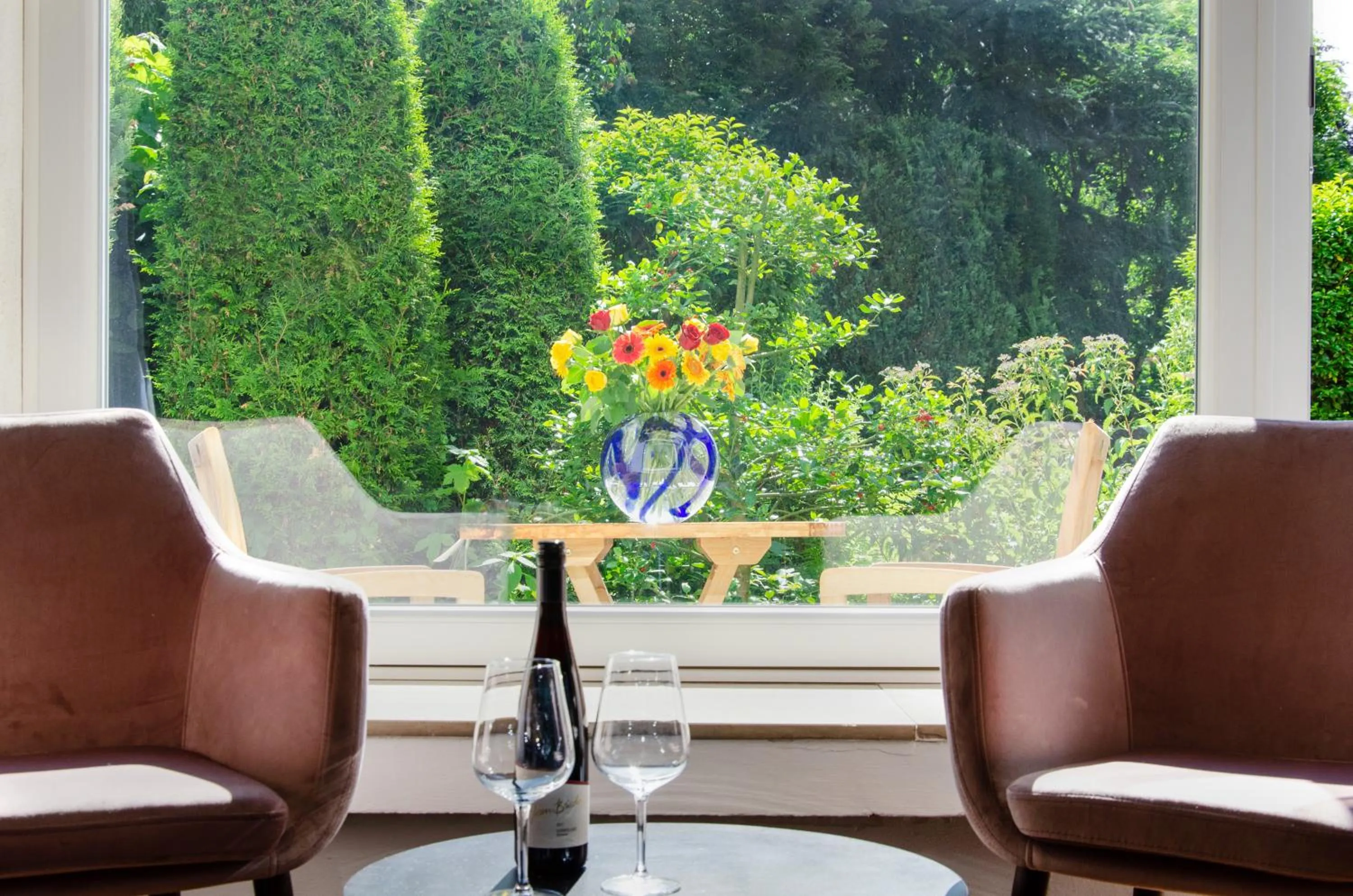 Garden view in Monopol Boutique Hotel