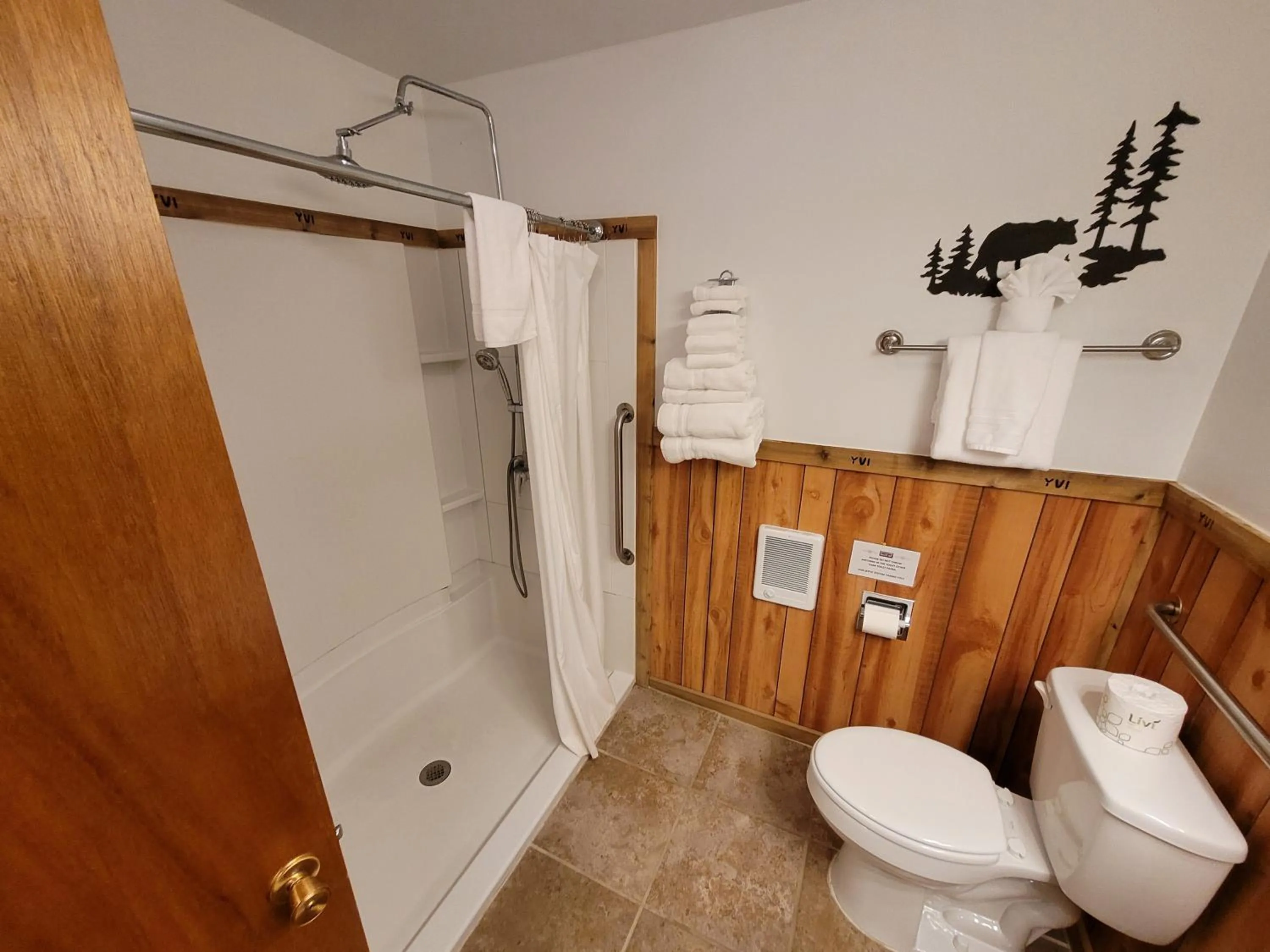 Bathroom in Yellowstone Valley Inn