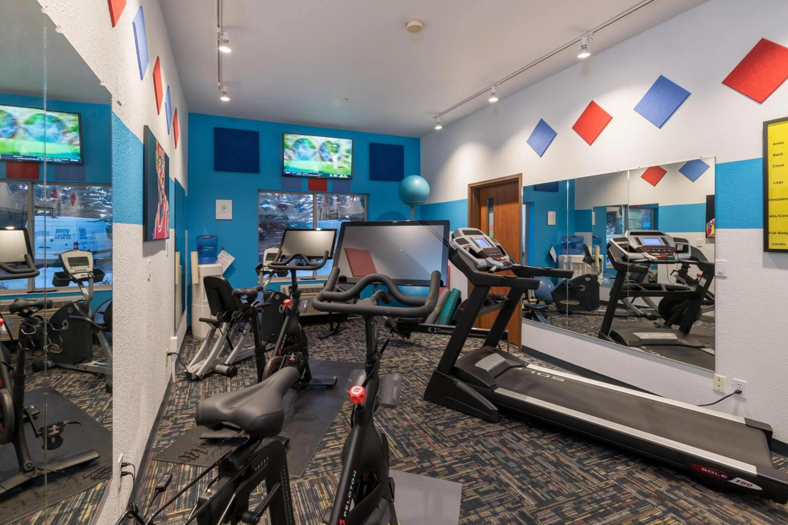 Fitness centre/facilities in Wood River Inn & Suite