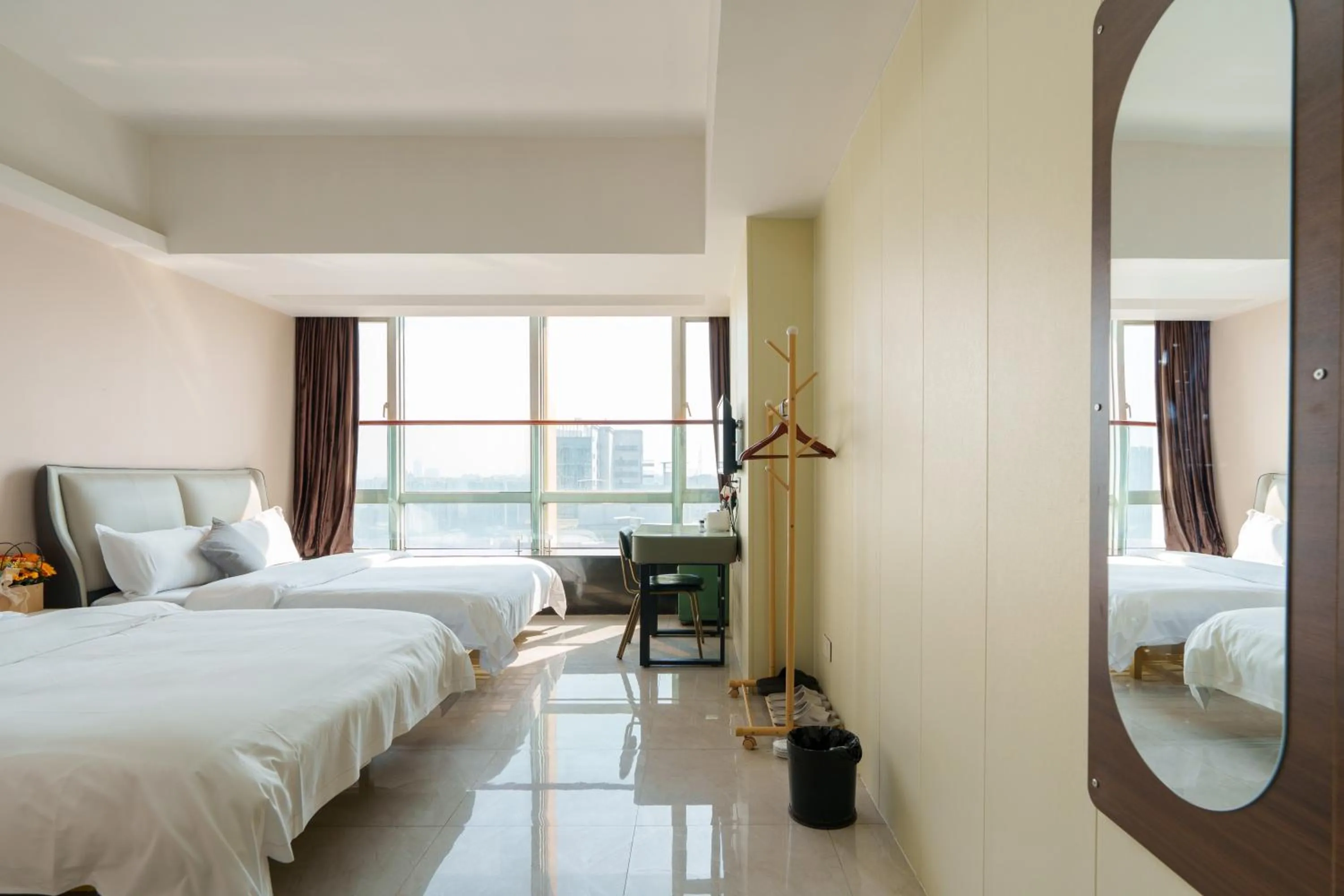 Property building, Bed in Sunny International Apartment From Beijing Road