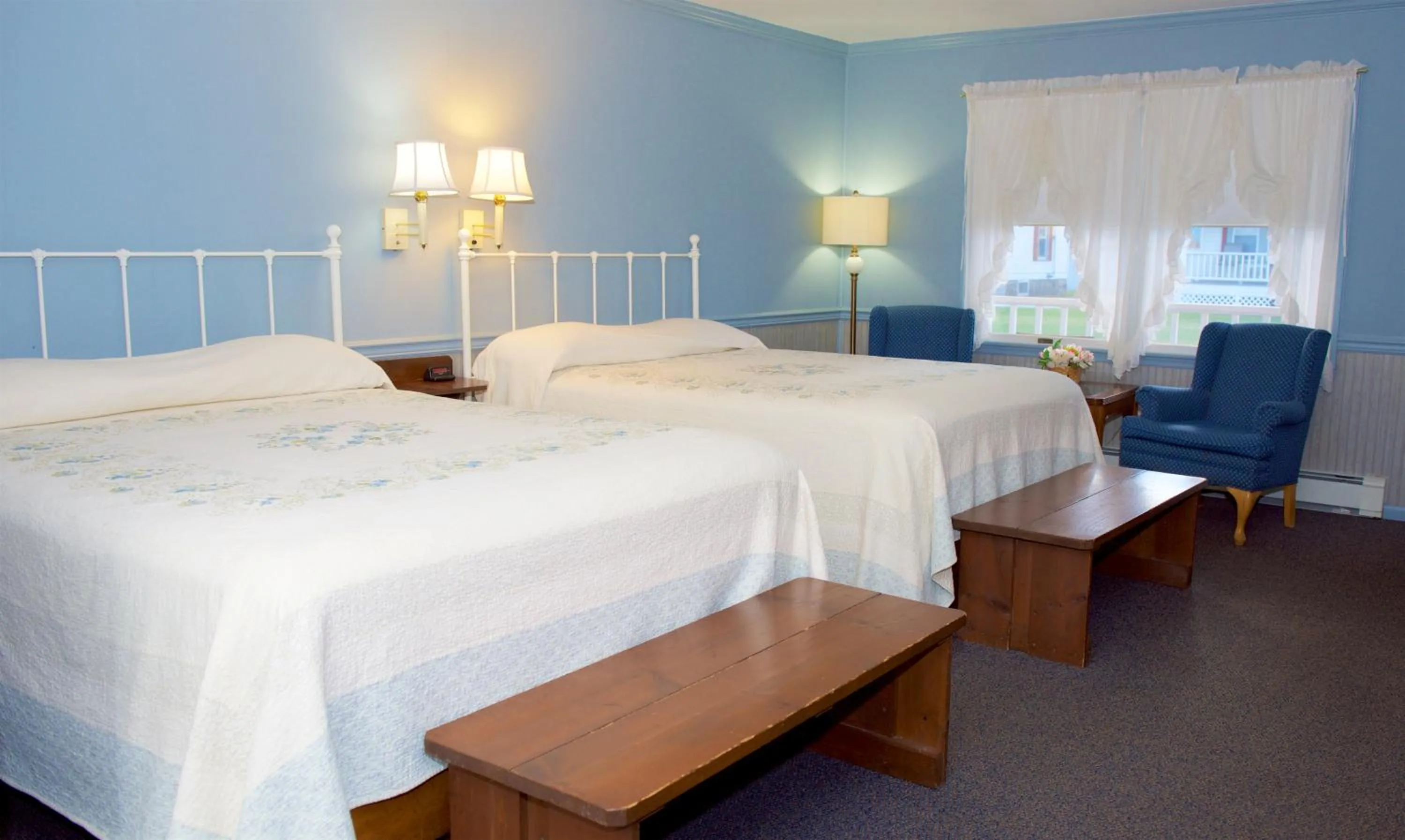 Bed in Myer Country Motel