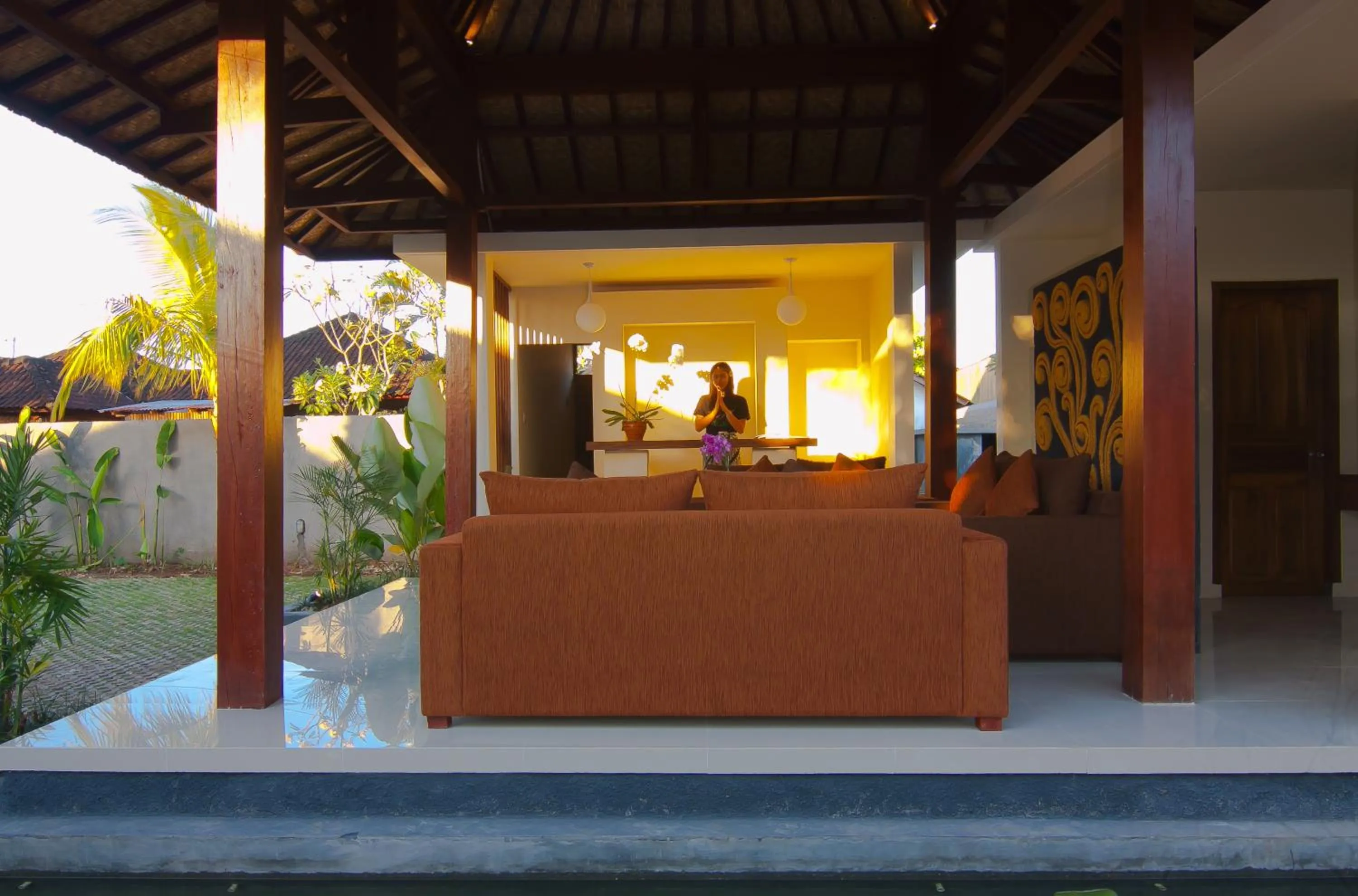 Lobby or reception in The Awan Villas Seminyak
