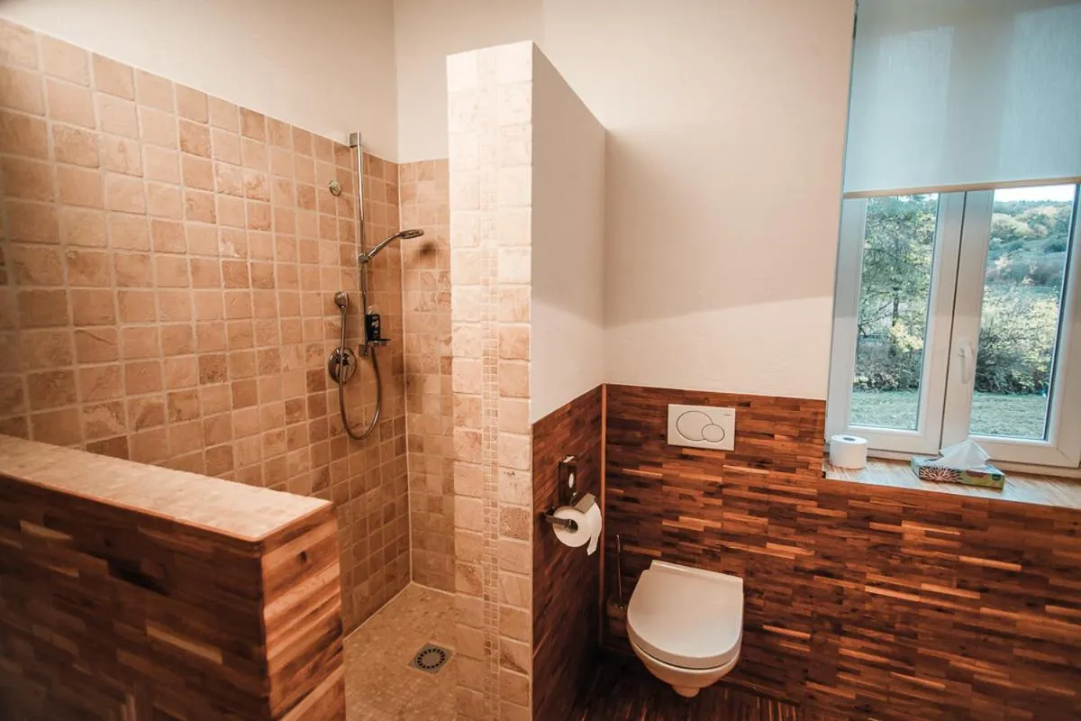 Bathroom in Landhotel Kahltalmühle