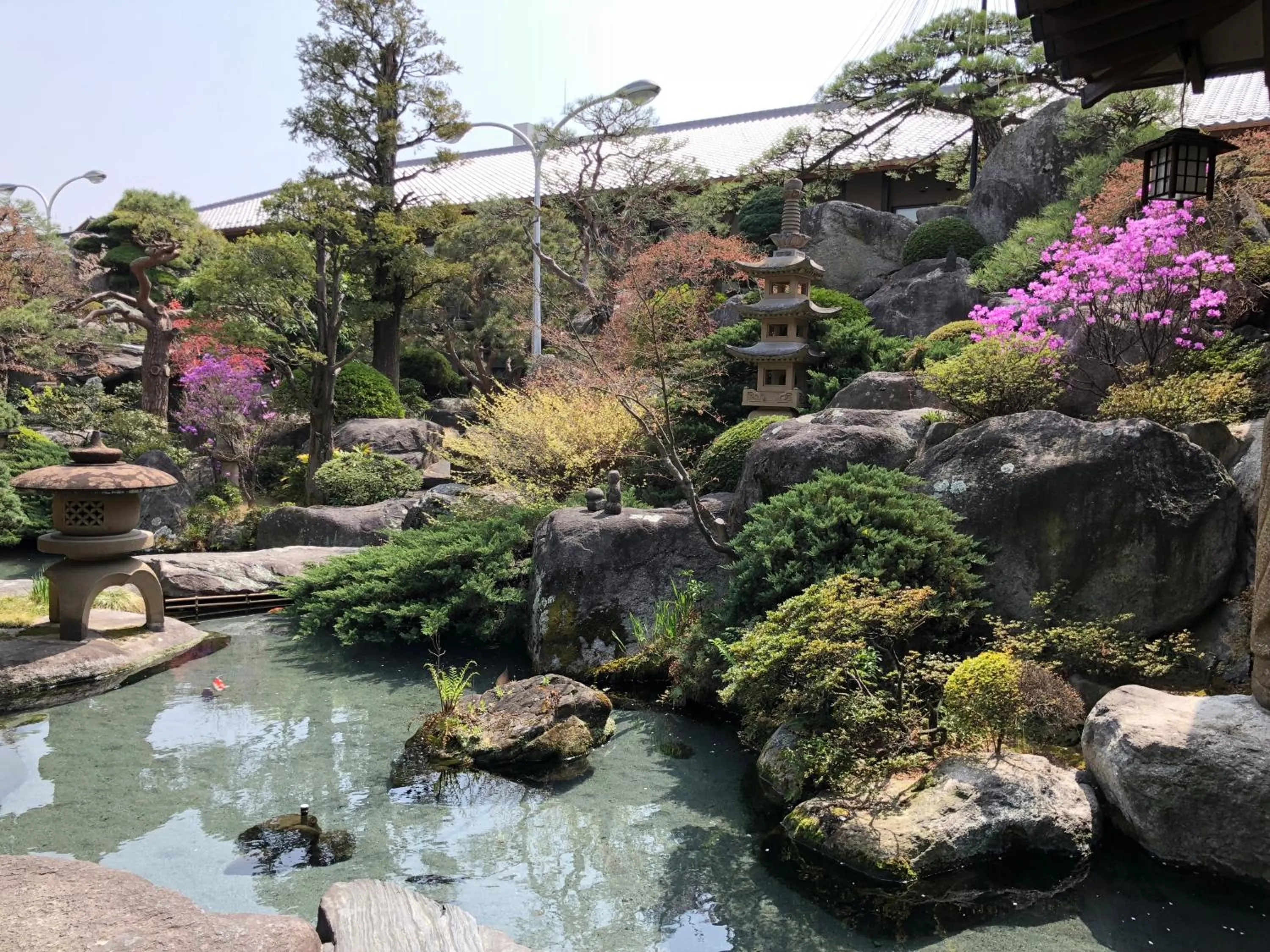 Garden in Beautiful Japanese Garden Kagetsu