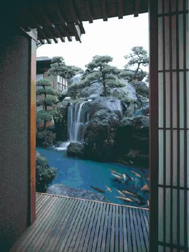 Garden in Beautiful Japanese Garden Kagetsu