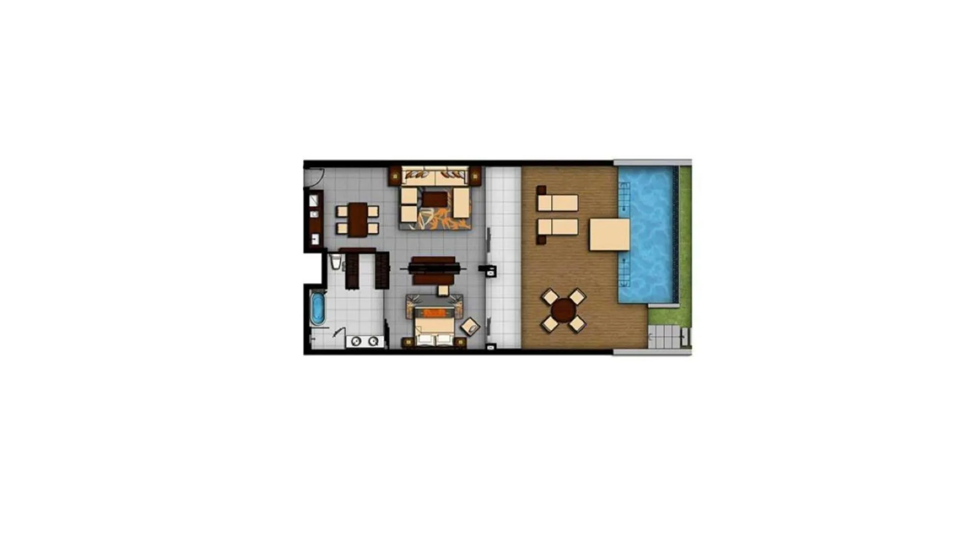 Floor plan in Angsana Lang Co
