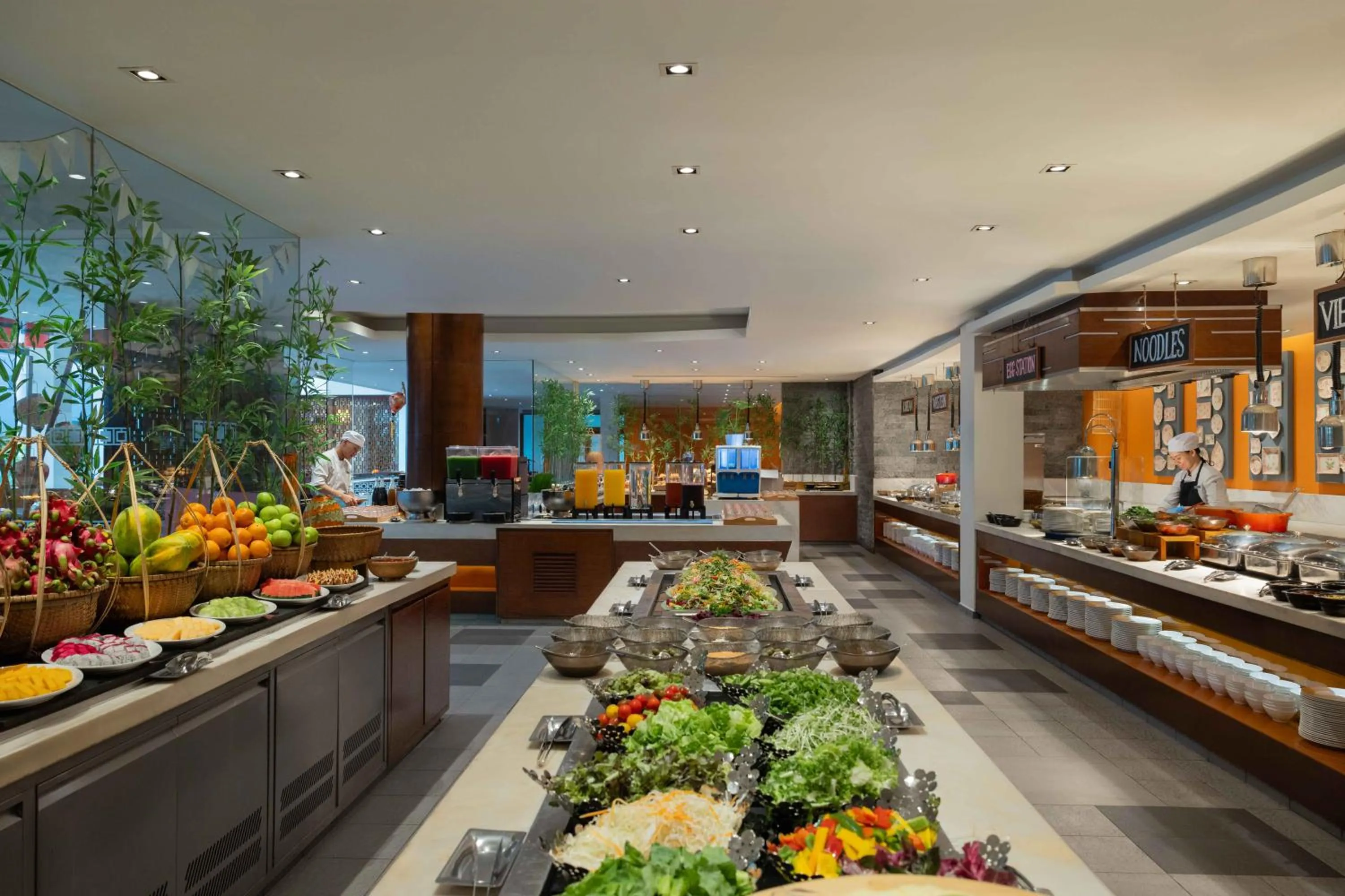 Buffet breakfast in Angsana Lang Co