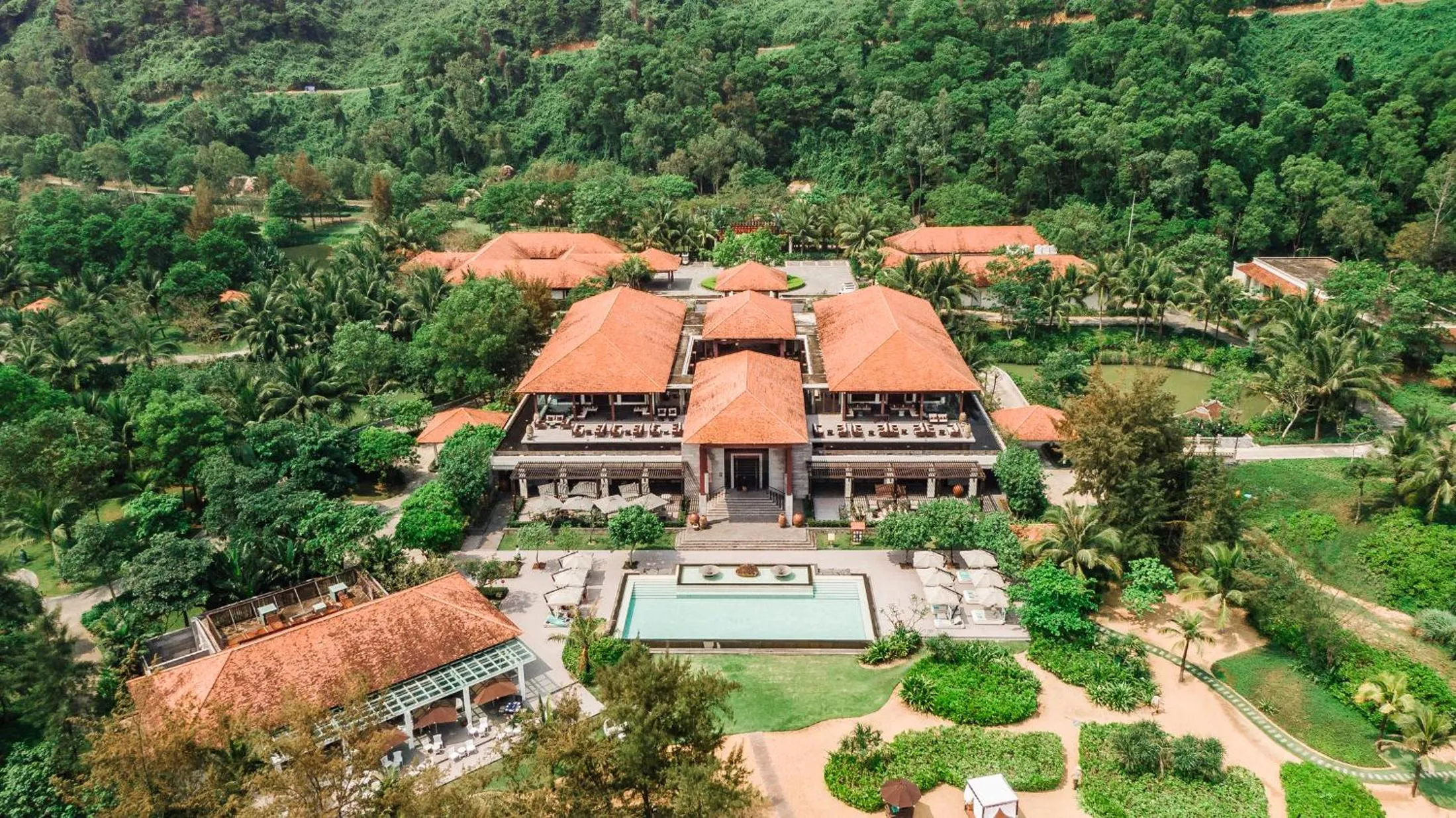 Natural landscape in Banyan Tree Lang Co