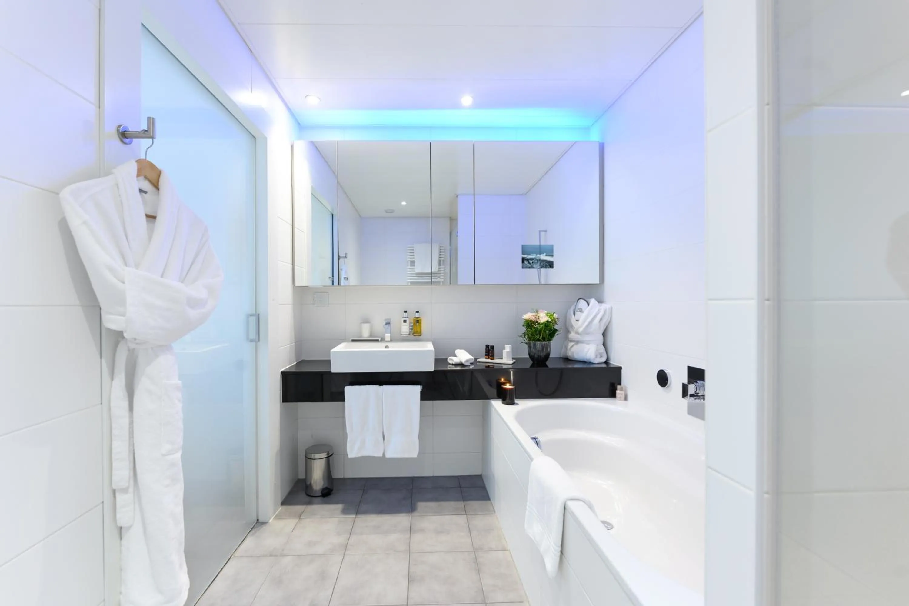 Bathroom in Swiss Luxury Apartments Geneva