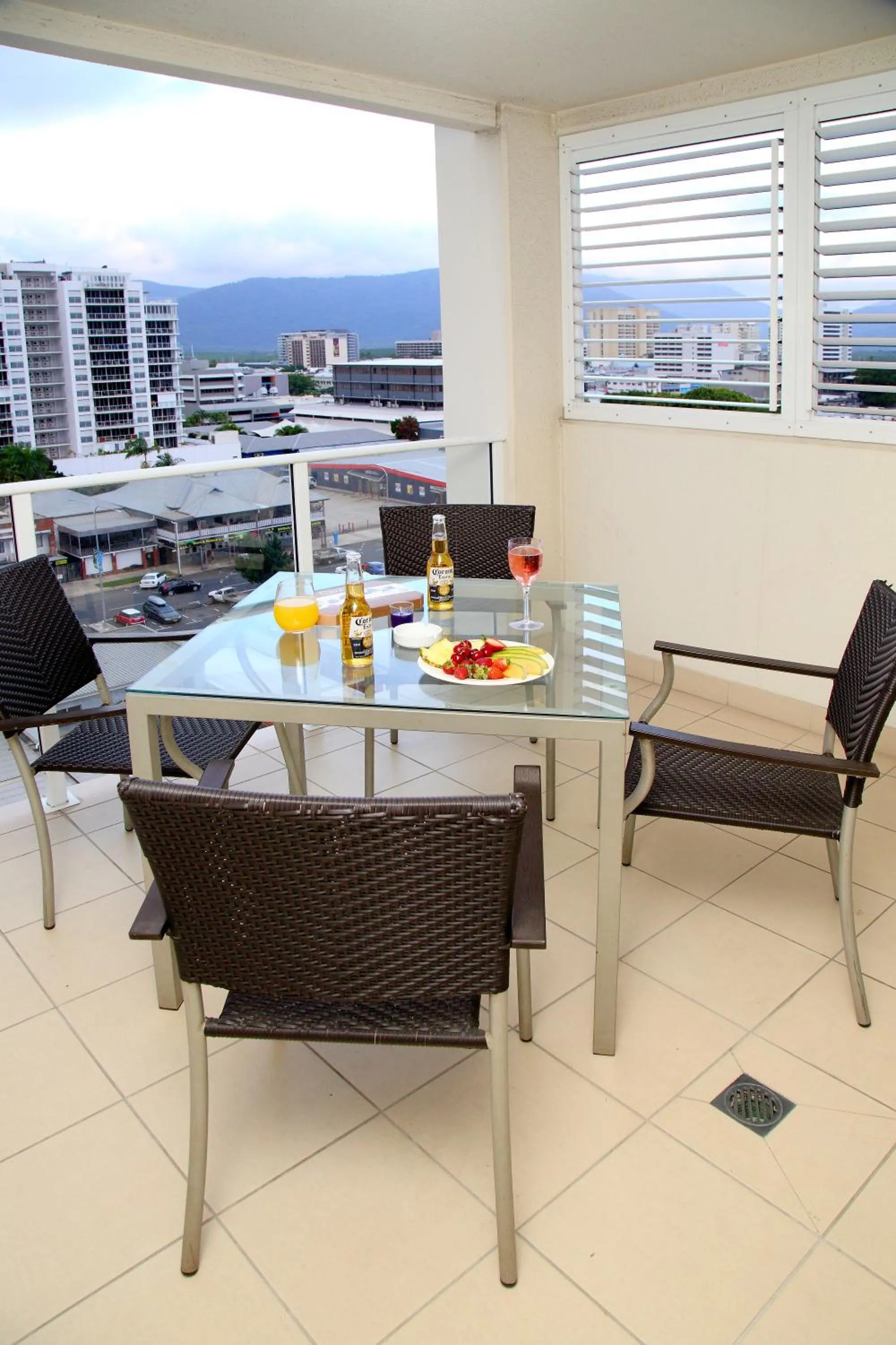 Balcony/Terrace in Cairns Central Plaza Apartment Hotel Official