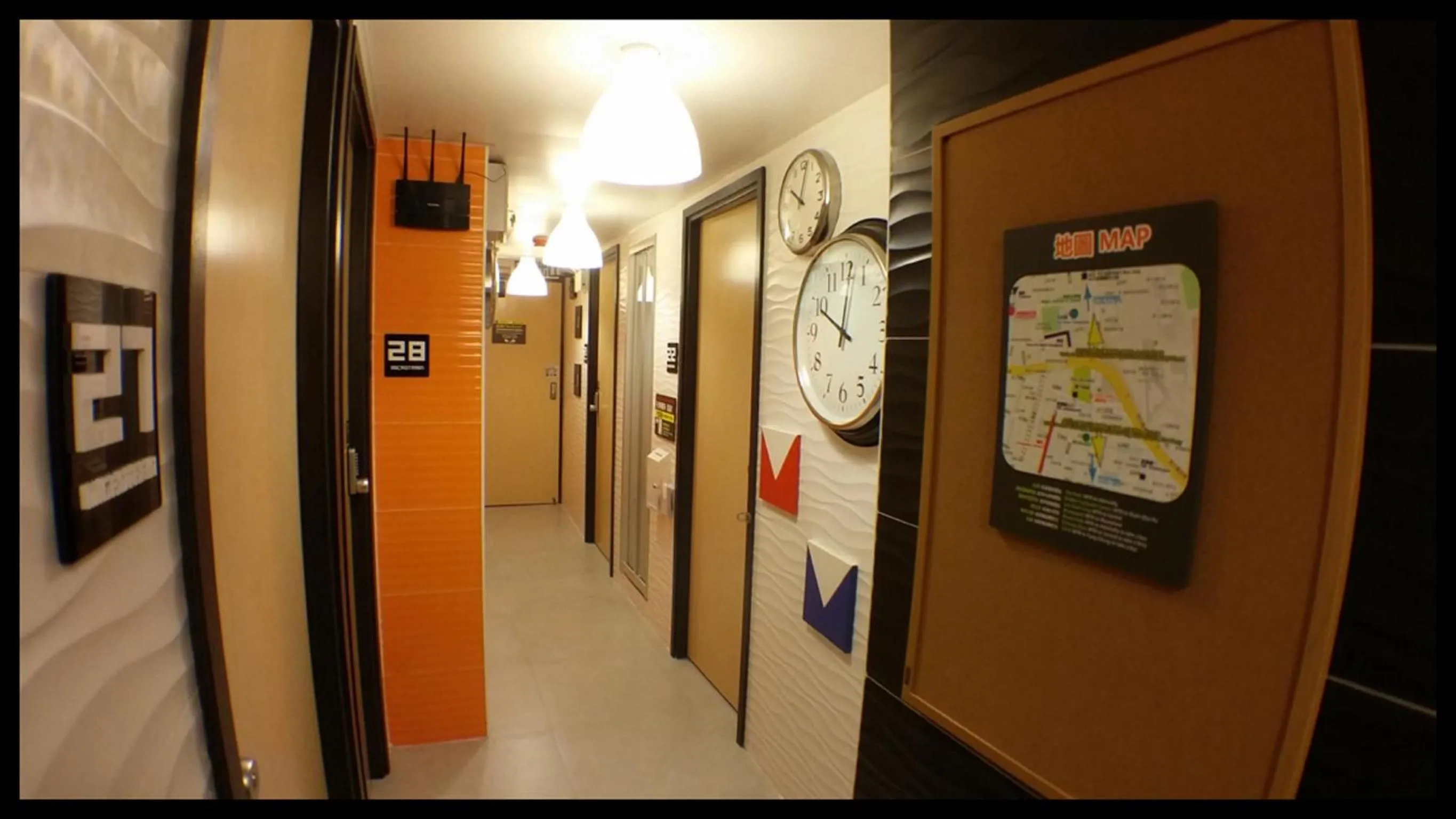 Decorative detail in Micro Hotel