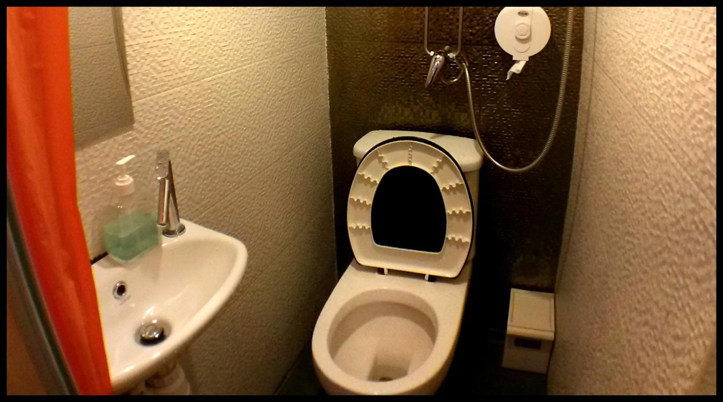 Decorative detail, Bathroom in Micro Hotel