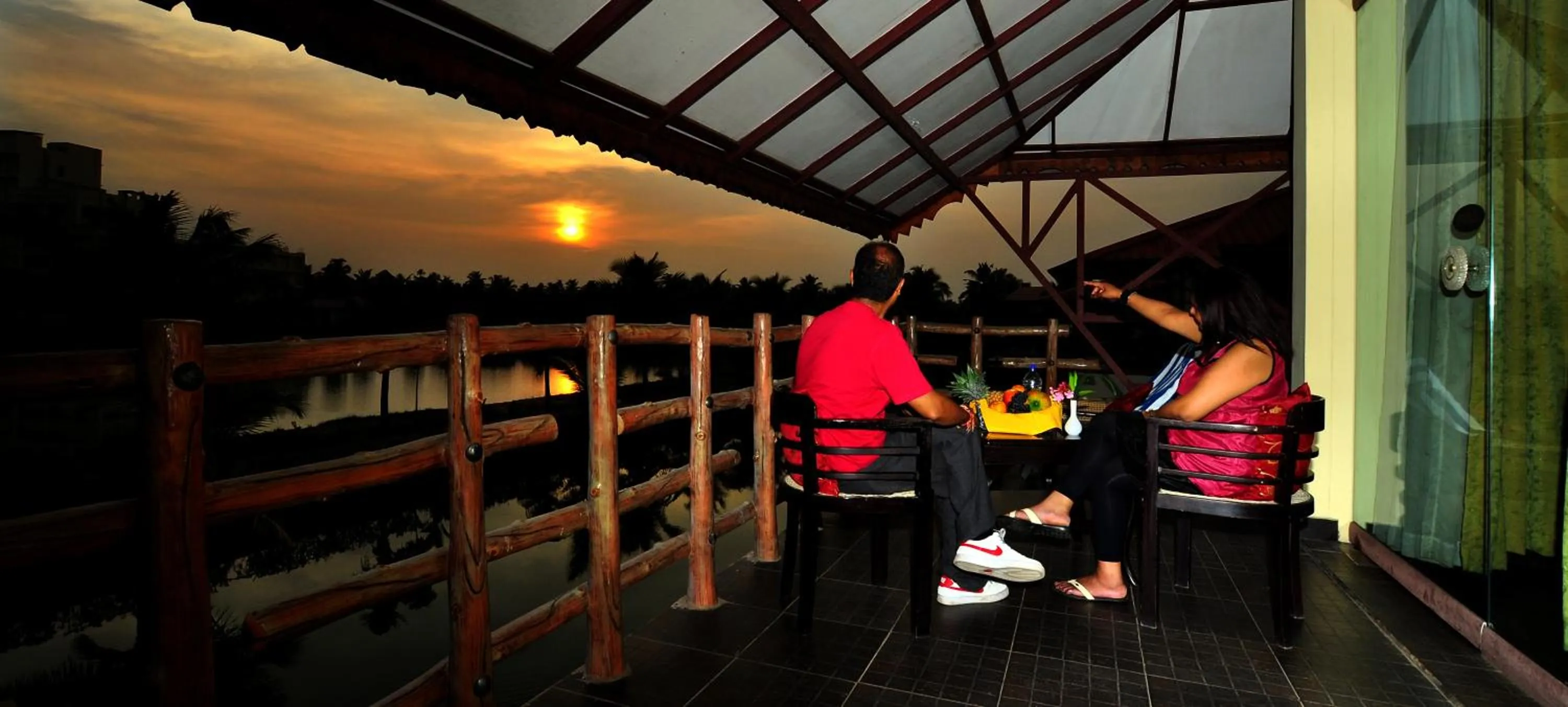 Family in Kalathil Lake Resort