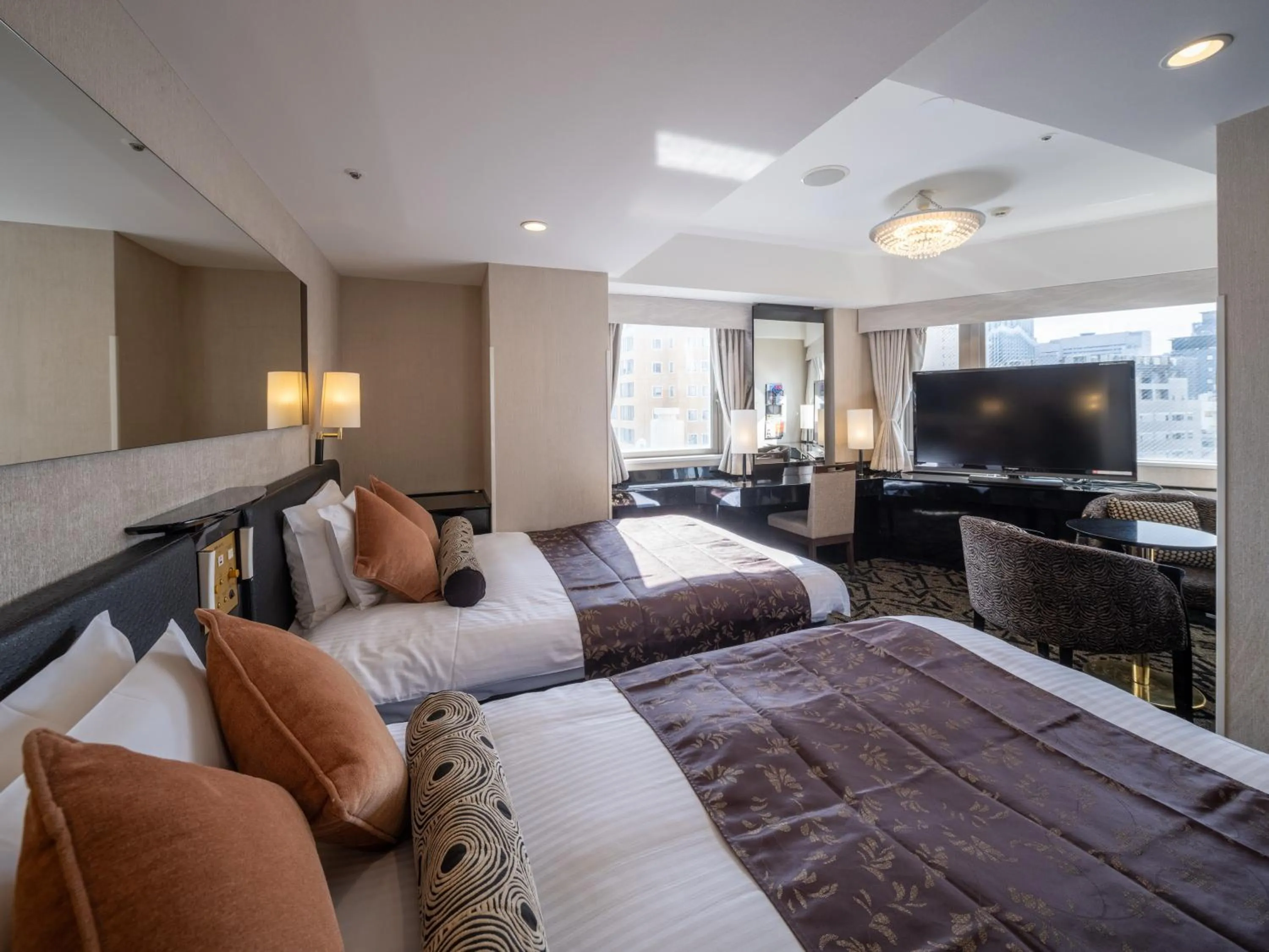 Bed in APA Hotel Higashi Shinjuku Ekimae