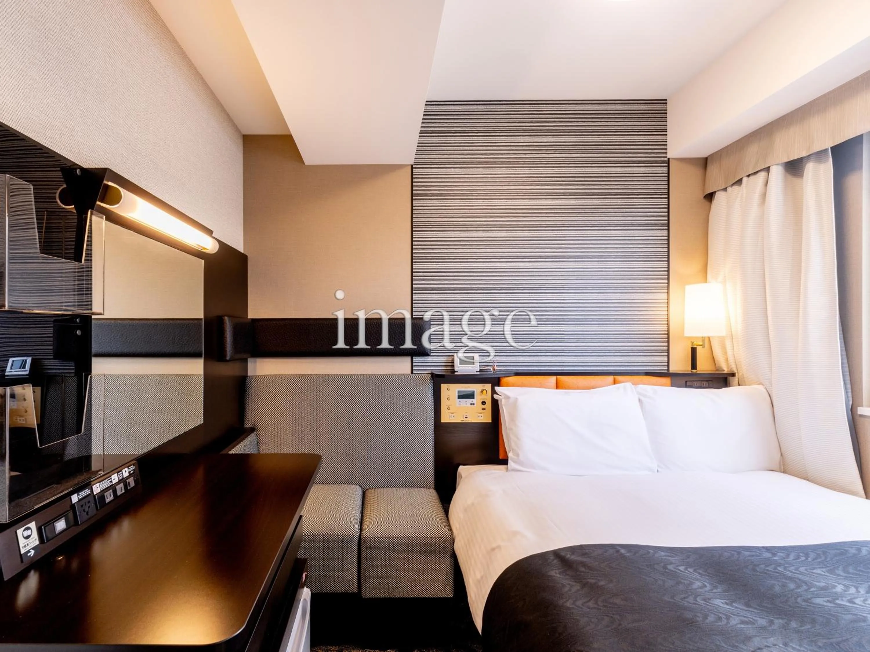 Bed in APA Hotel Higashi Shinjuku Ekimae