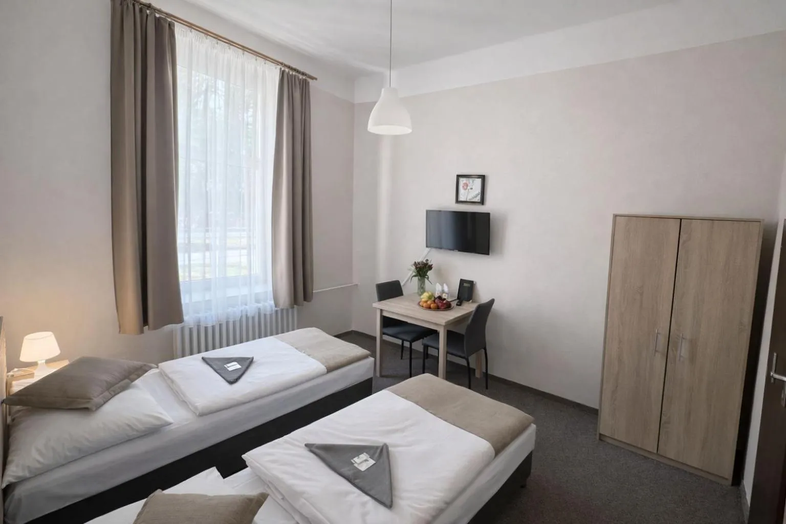 Bed in Hotel Hůrka
