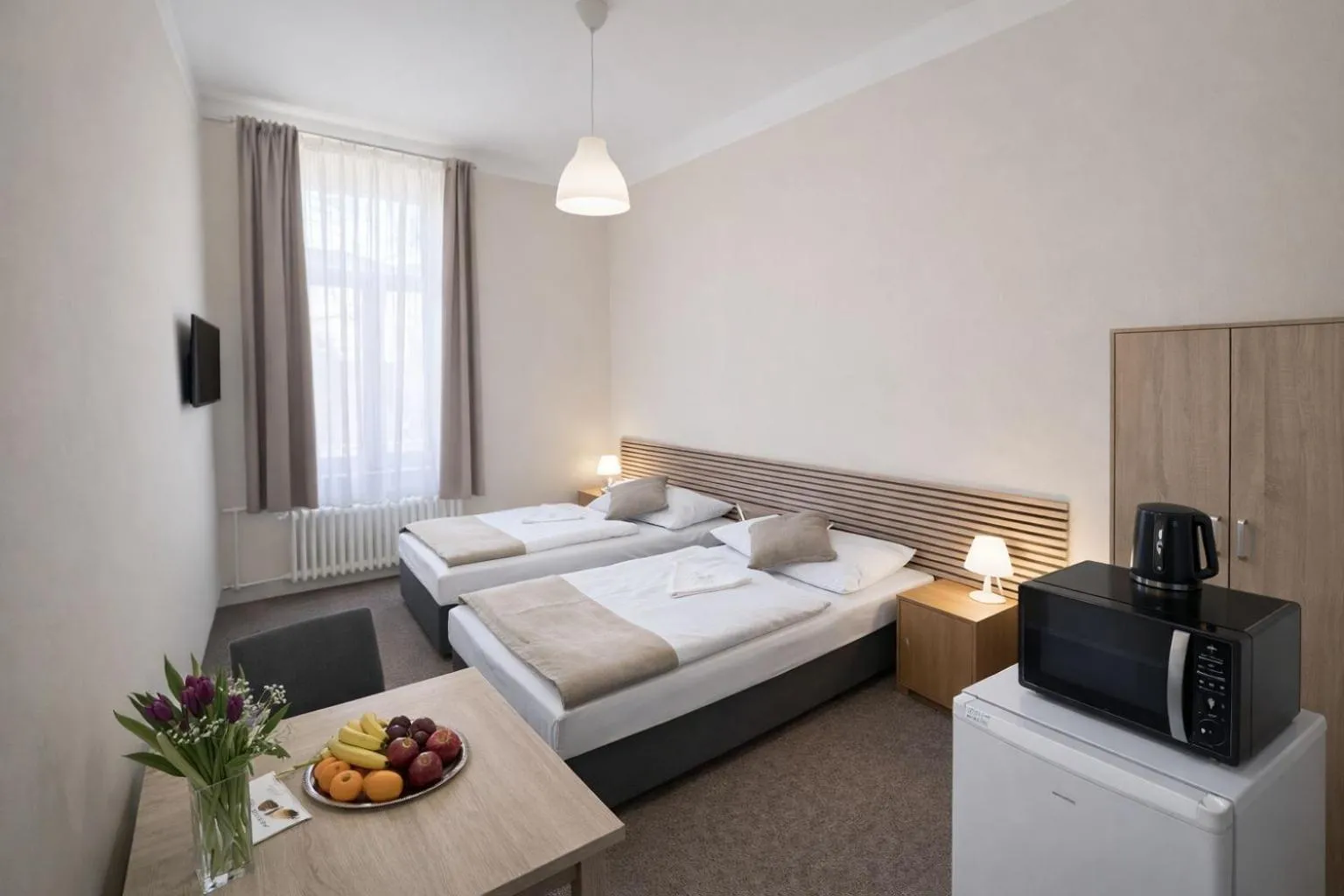 Bed in Hotel Hůrka