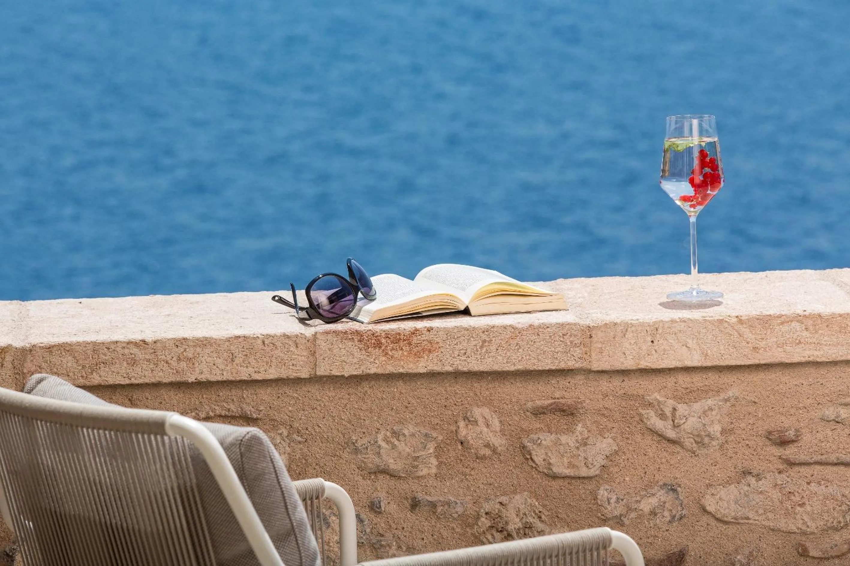 Balcony/Terrace in Moni Emvasis Luxury Suites