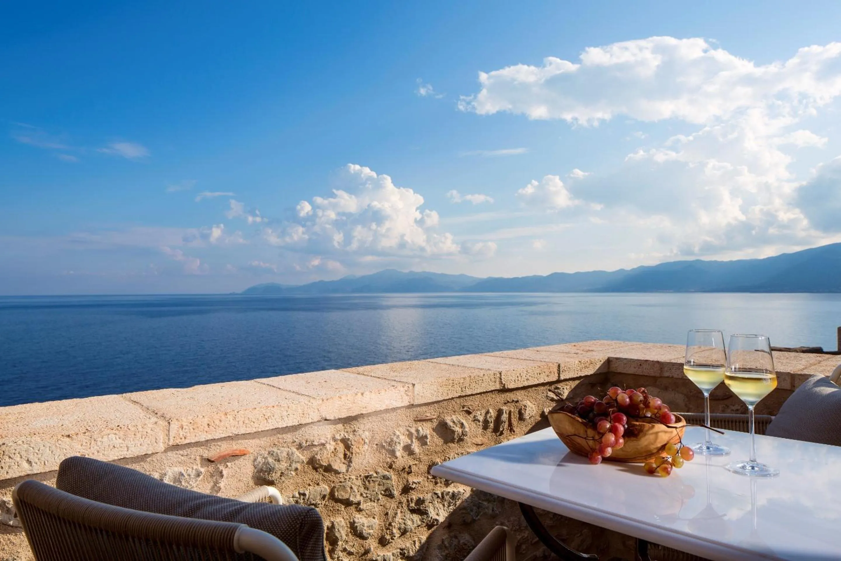 Balcony/Terrace in Moni Emvasis Luxury Suites