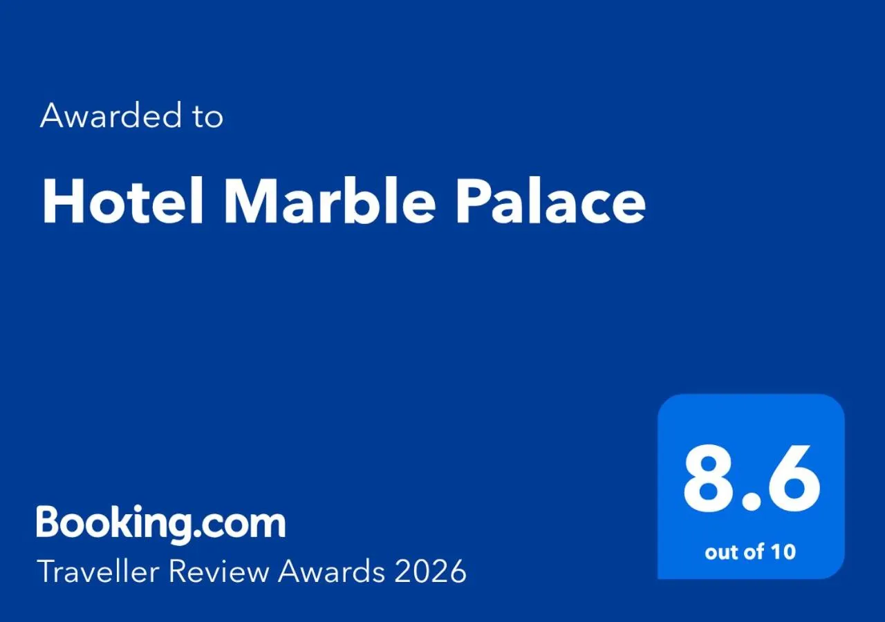 Certificate/Award in Hotel Marble Palace