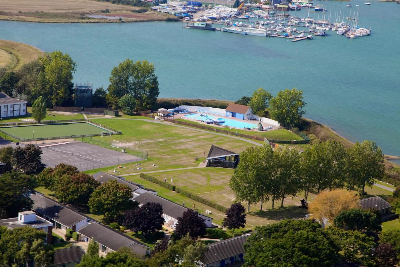 Bird's eye view in Mill Rythe Coastal Village