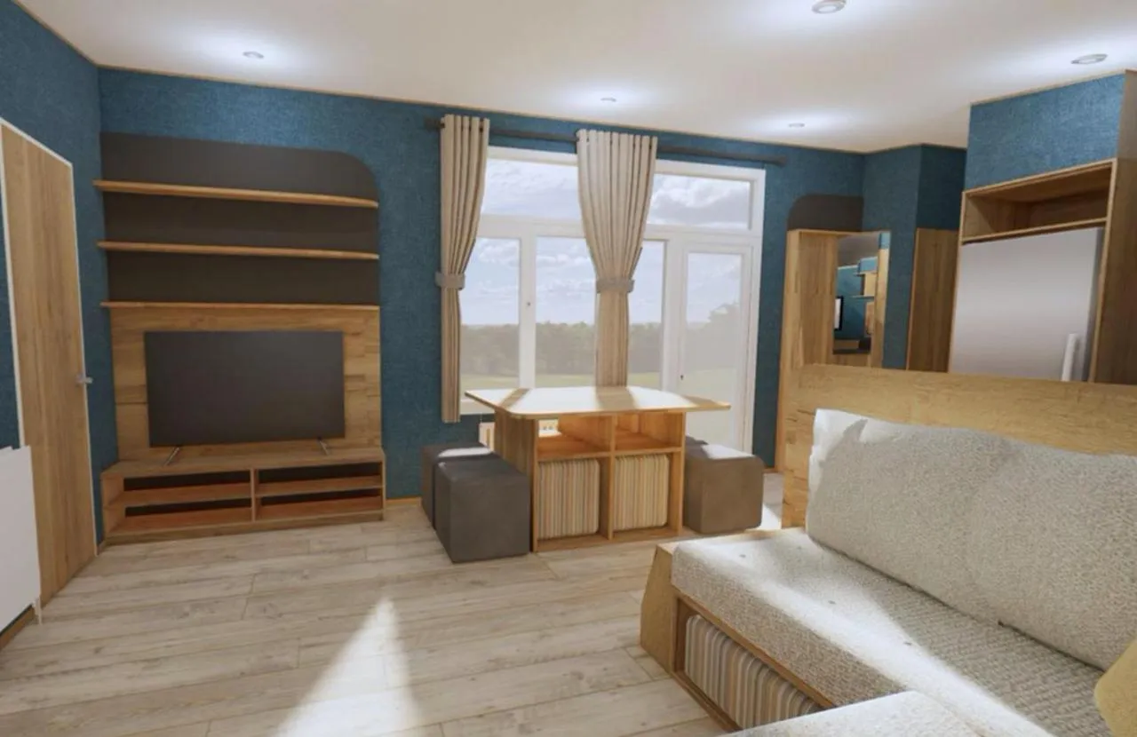 Living room in Mill Rythe Coastal Village