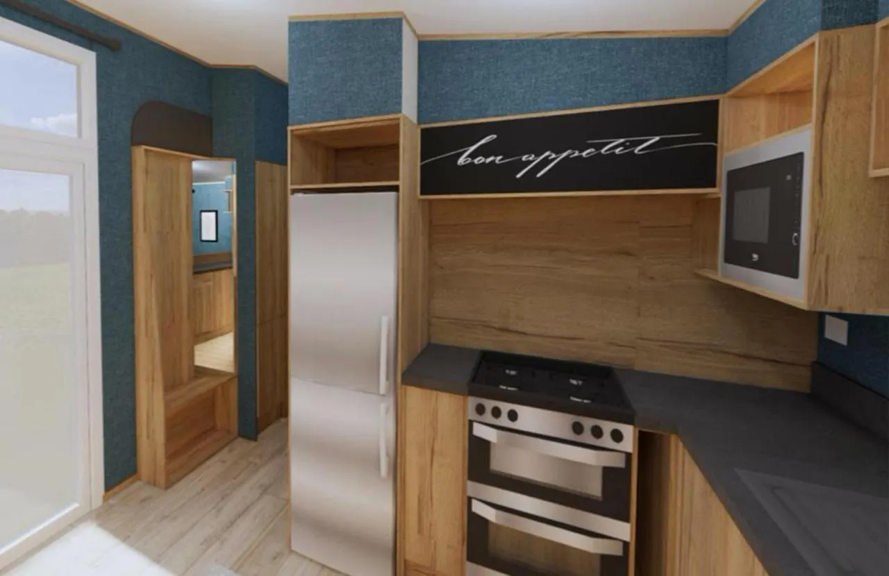 Kitchen or kitchenette in Mill Rythe Coastal Village